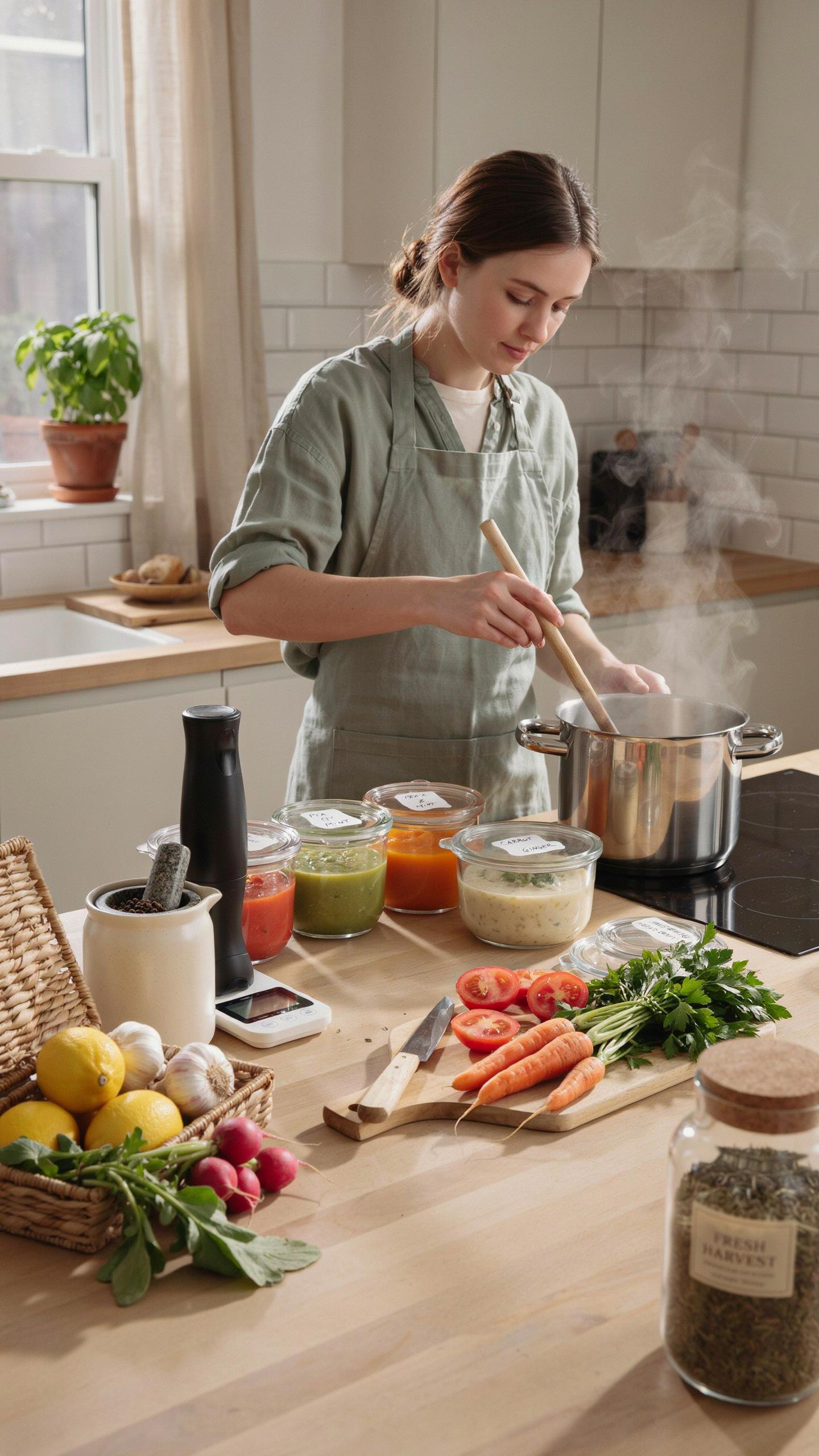 The Kinetic Kitchen Method Efficient Meal Prep Soups