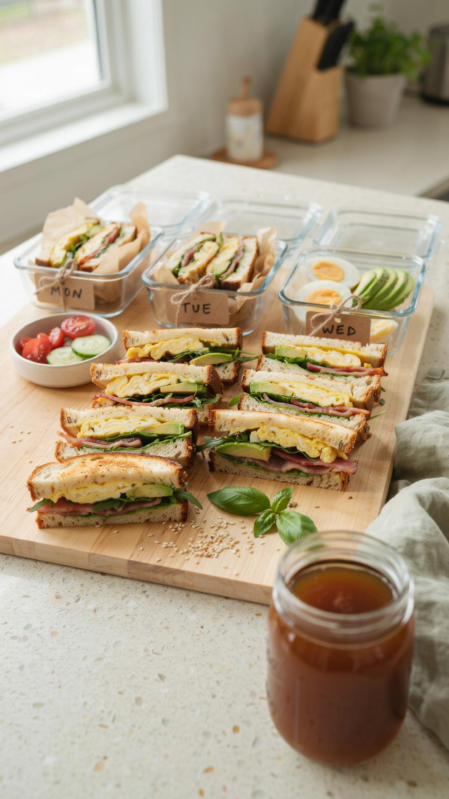 Your Weekly Blueprint High Protein Breakfast Sandwich Meal Prep Plan