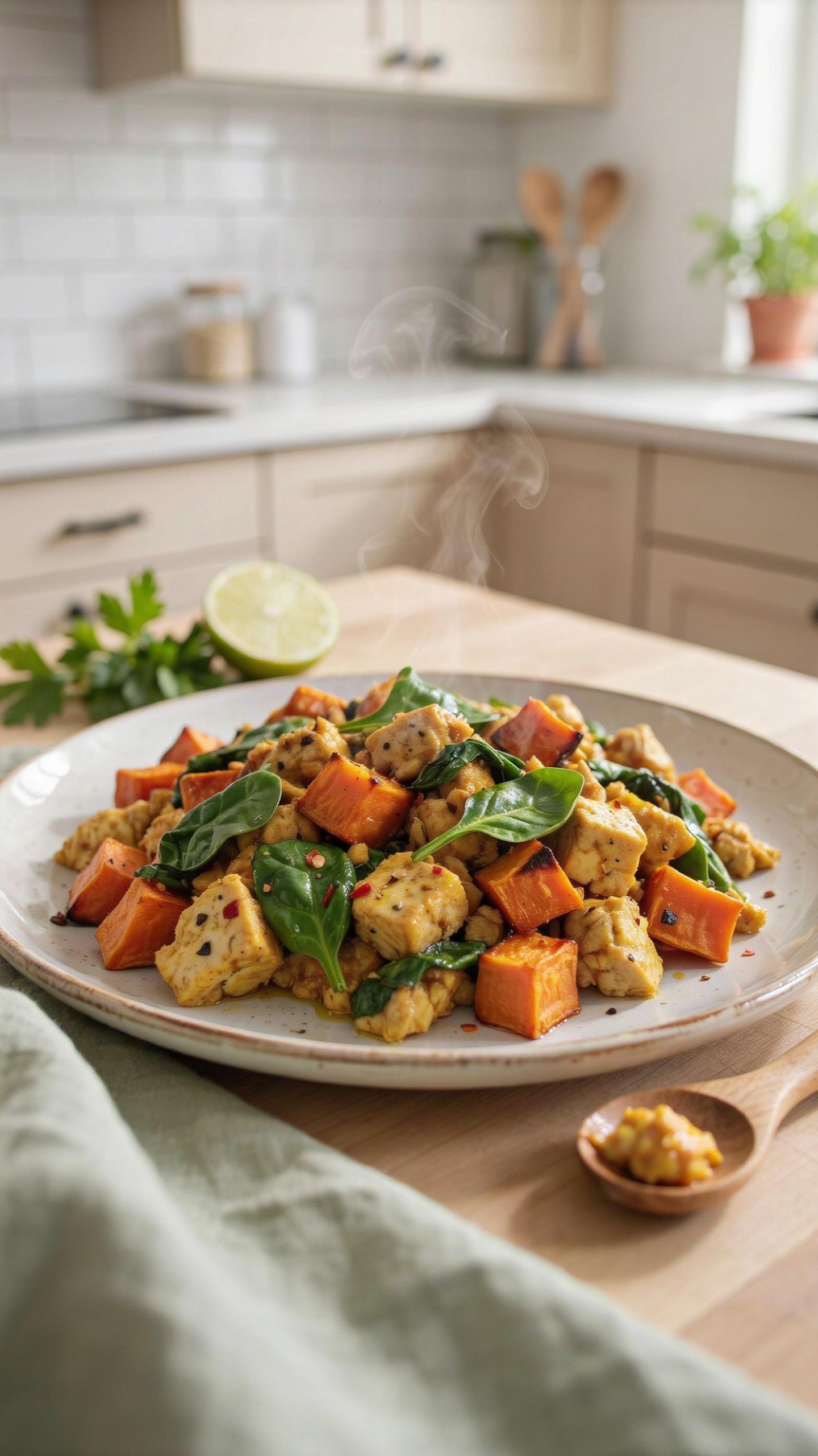 Sweet Potato Spinach Tofu Scramble A Masterclass In Nutrient Synergy