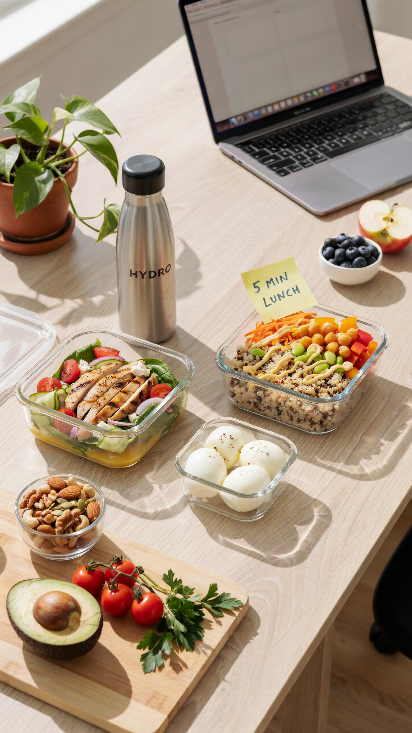 Easy Cold Lunches For Work High Protein The 5 Minute Assembly