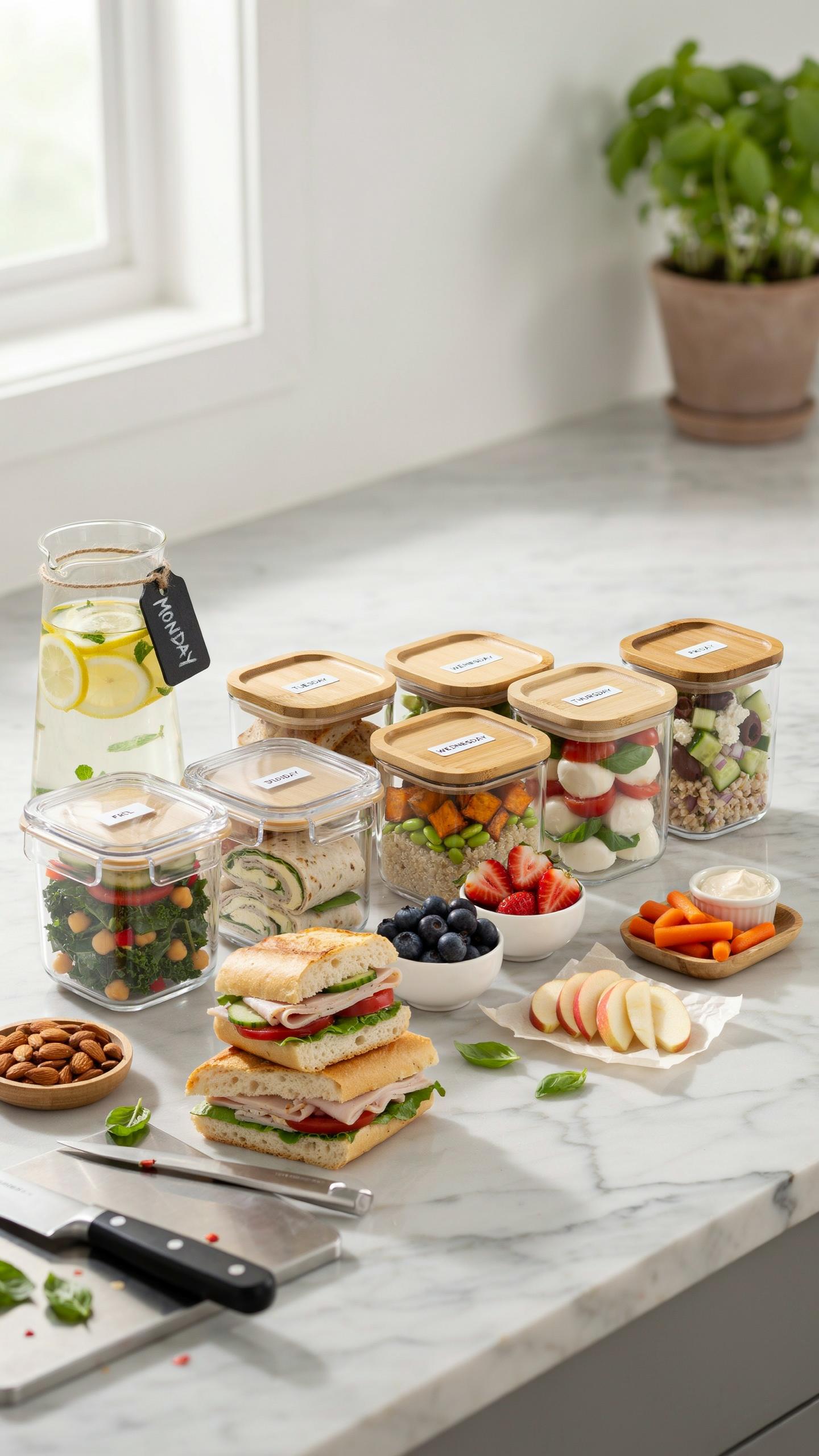 The Weekly Prep Matrix Cold Lunch Prep For The Week