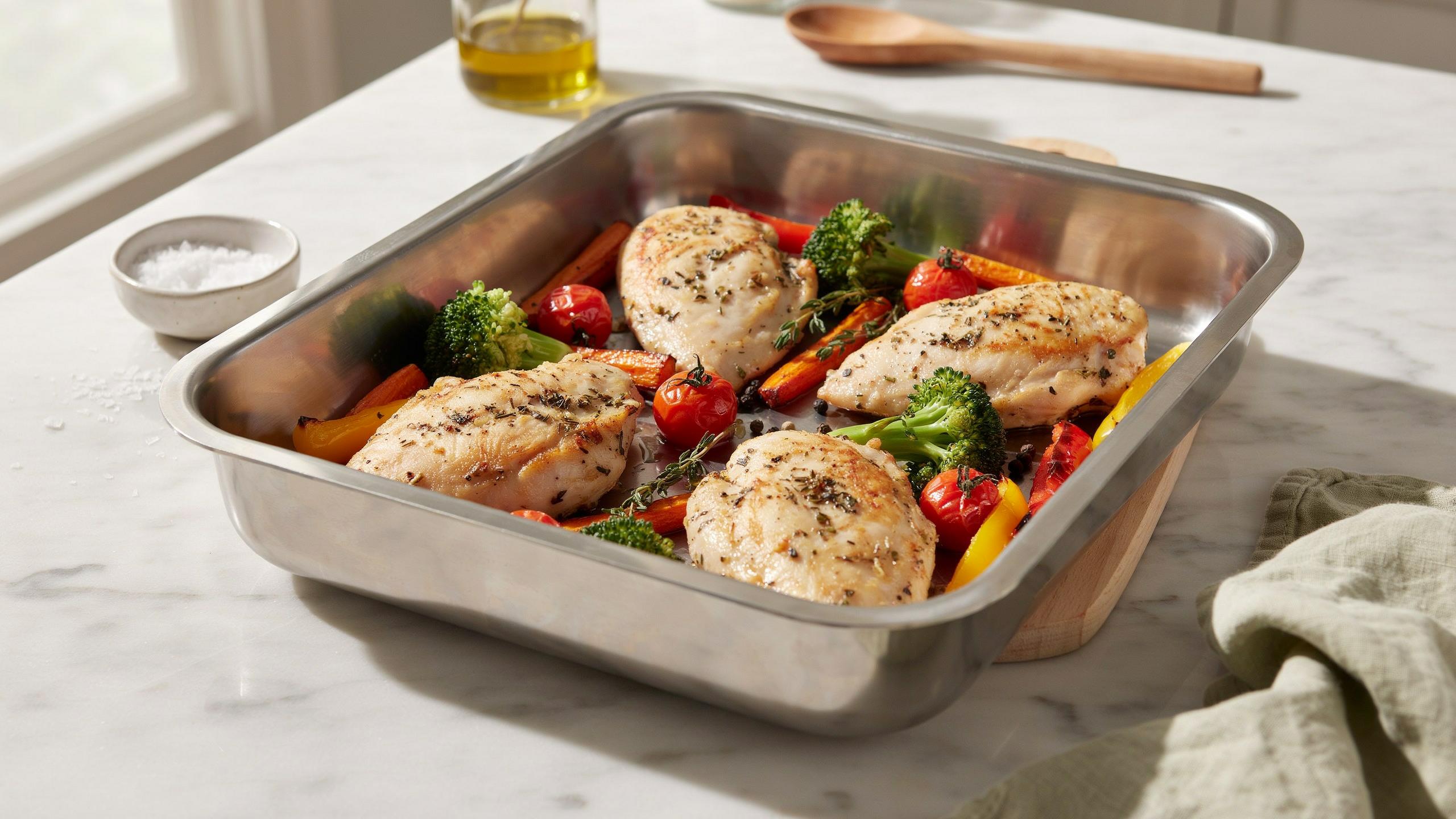 Baked Chicken Meal Prep You Can Make In One Pan