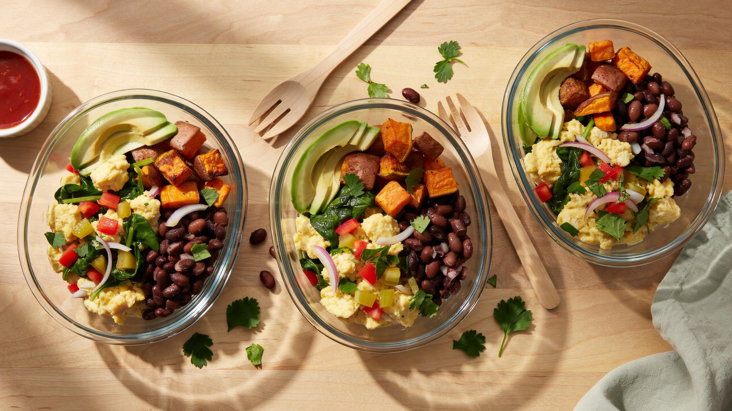 Tofu Scramble Meal Prep Bowls For High Protein Breakfasts