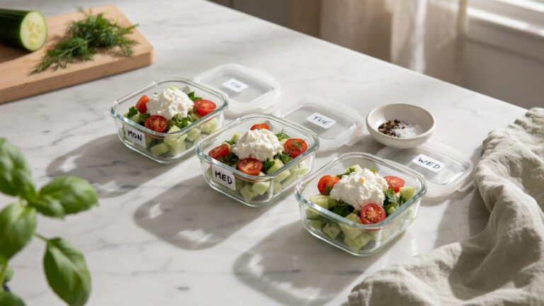 Cottage Cheese Salad Meal Prep For High Protein Lunches