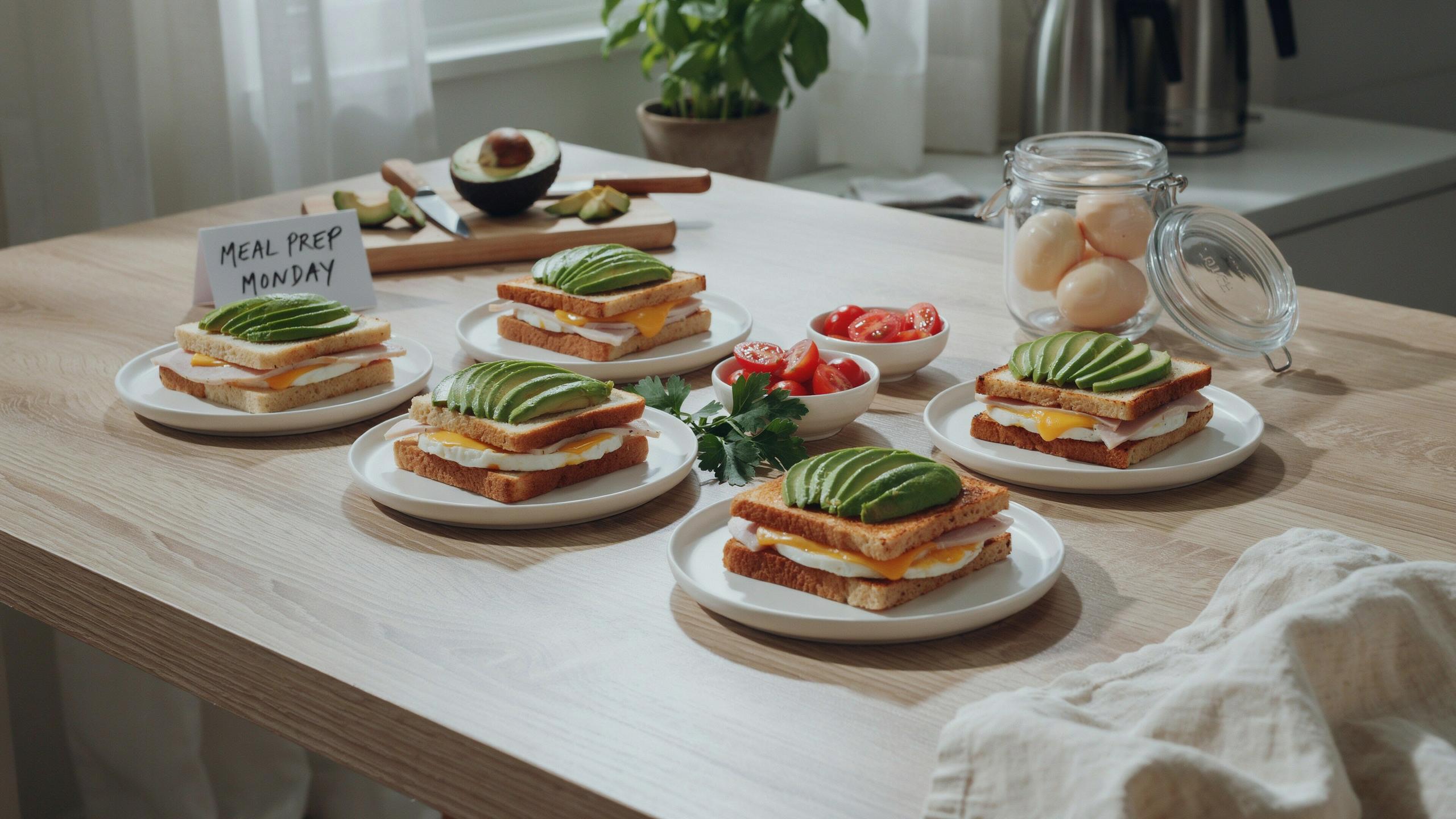 High Protein Breakfast Sandwiches You Can Prep For Work