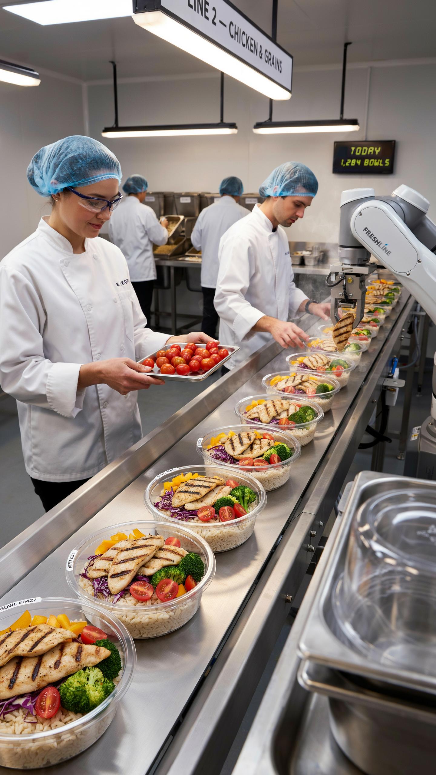 Chicken Meal Prep Bowls Assembly Line Automation For Your Week