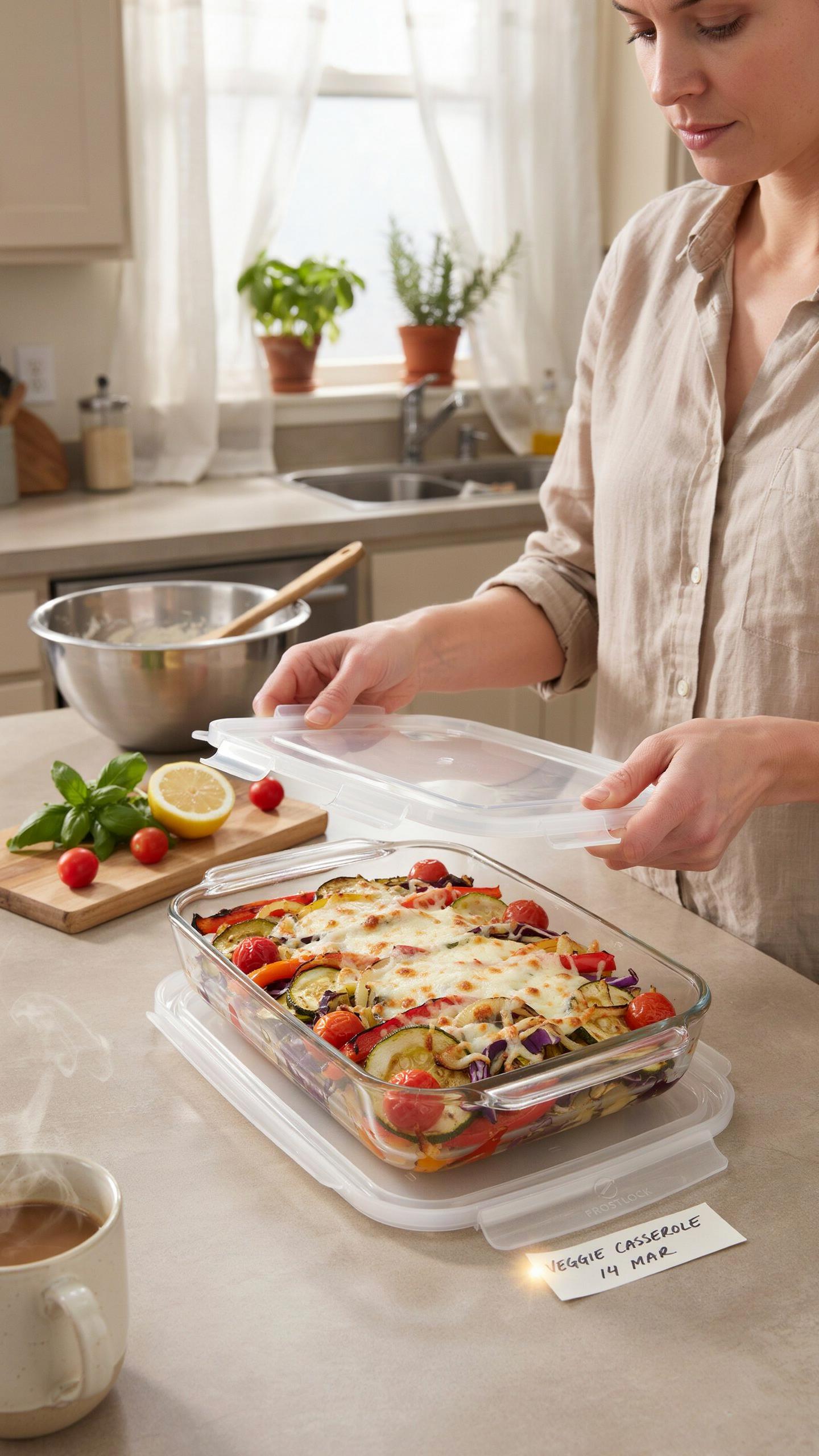 Mitigating Flavor Atrophy In Casserole To Freeze