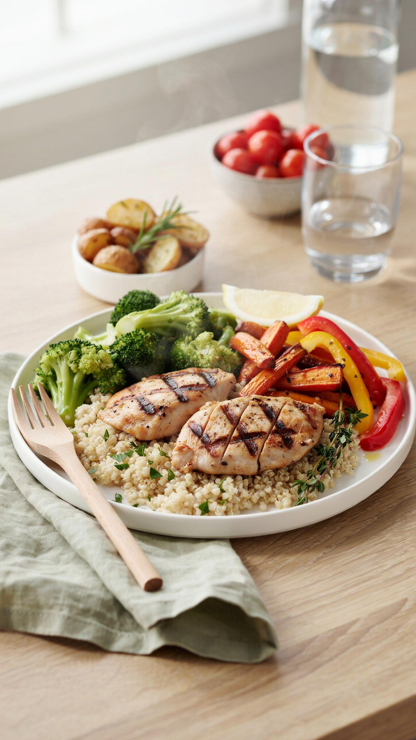 The Stackable Nutrition System Grilled Chicken Veggies Sides