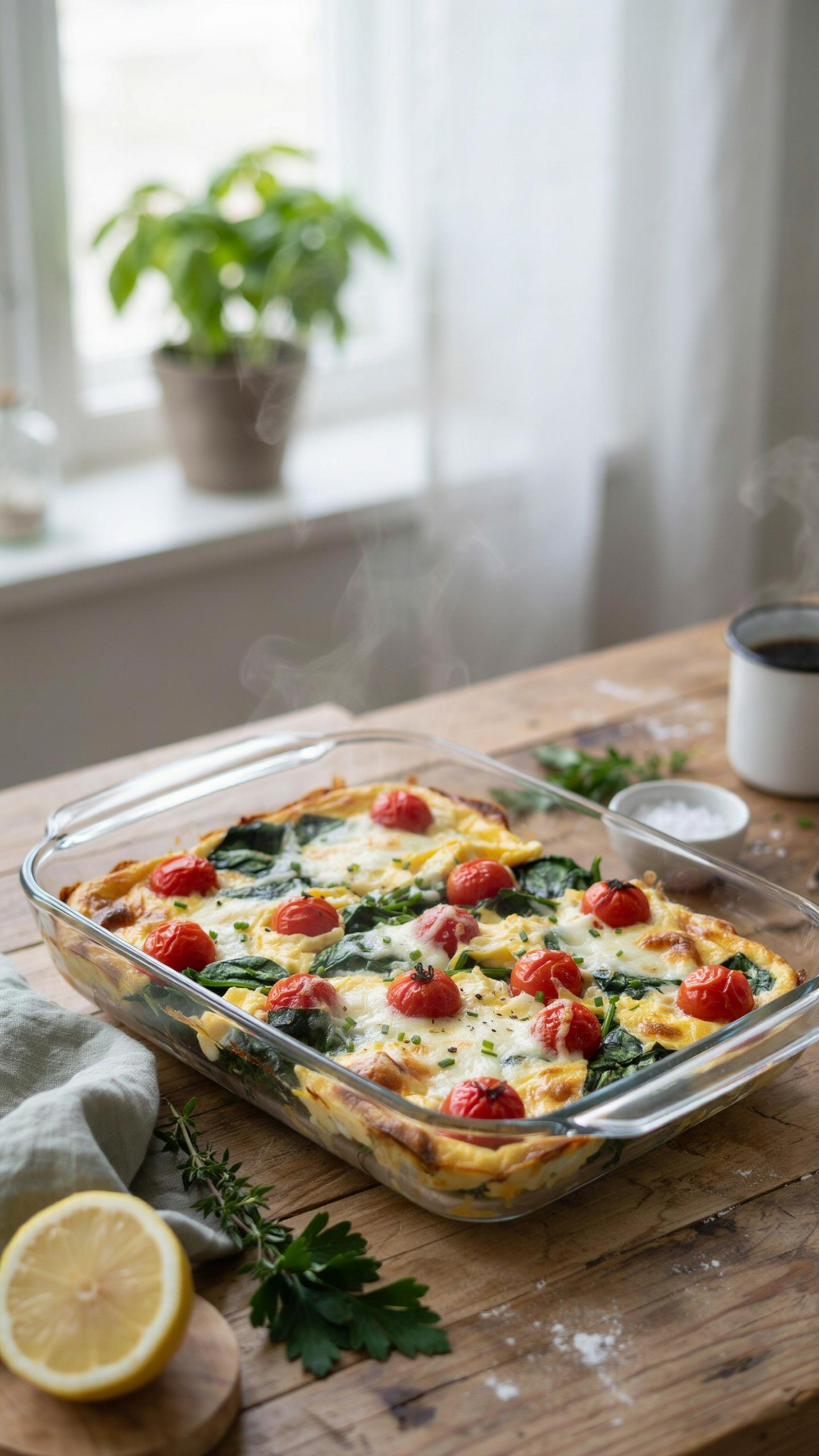 Easy High Protein Breakfast Bake The Set And Forget System