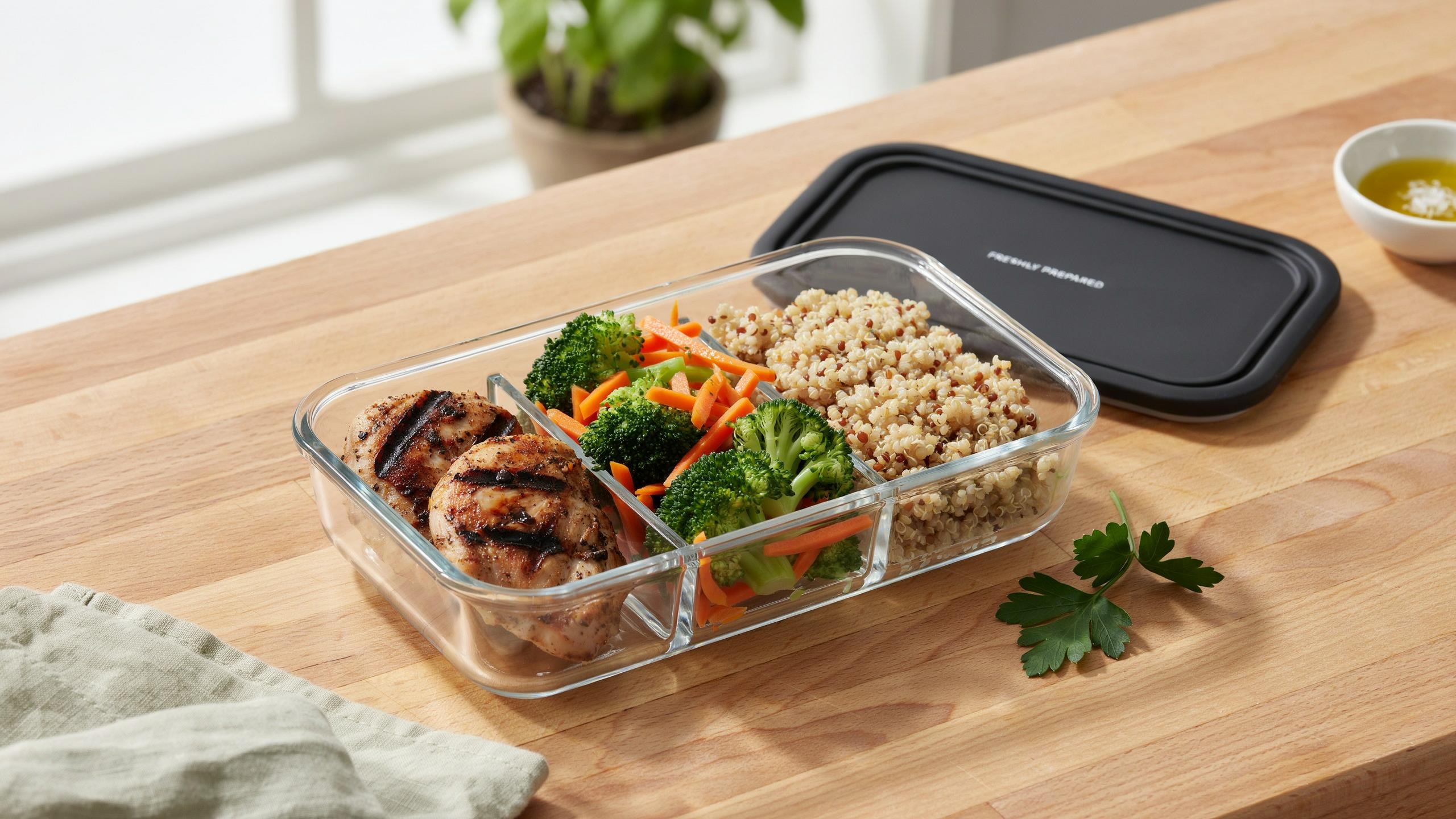 Grilled Chicken Meal Prep For High Protein Lunches