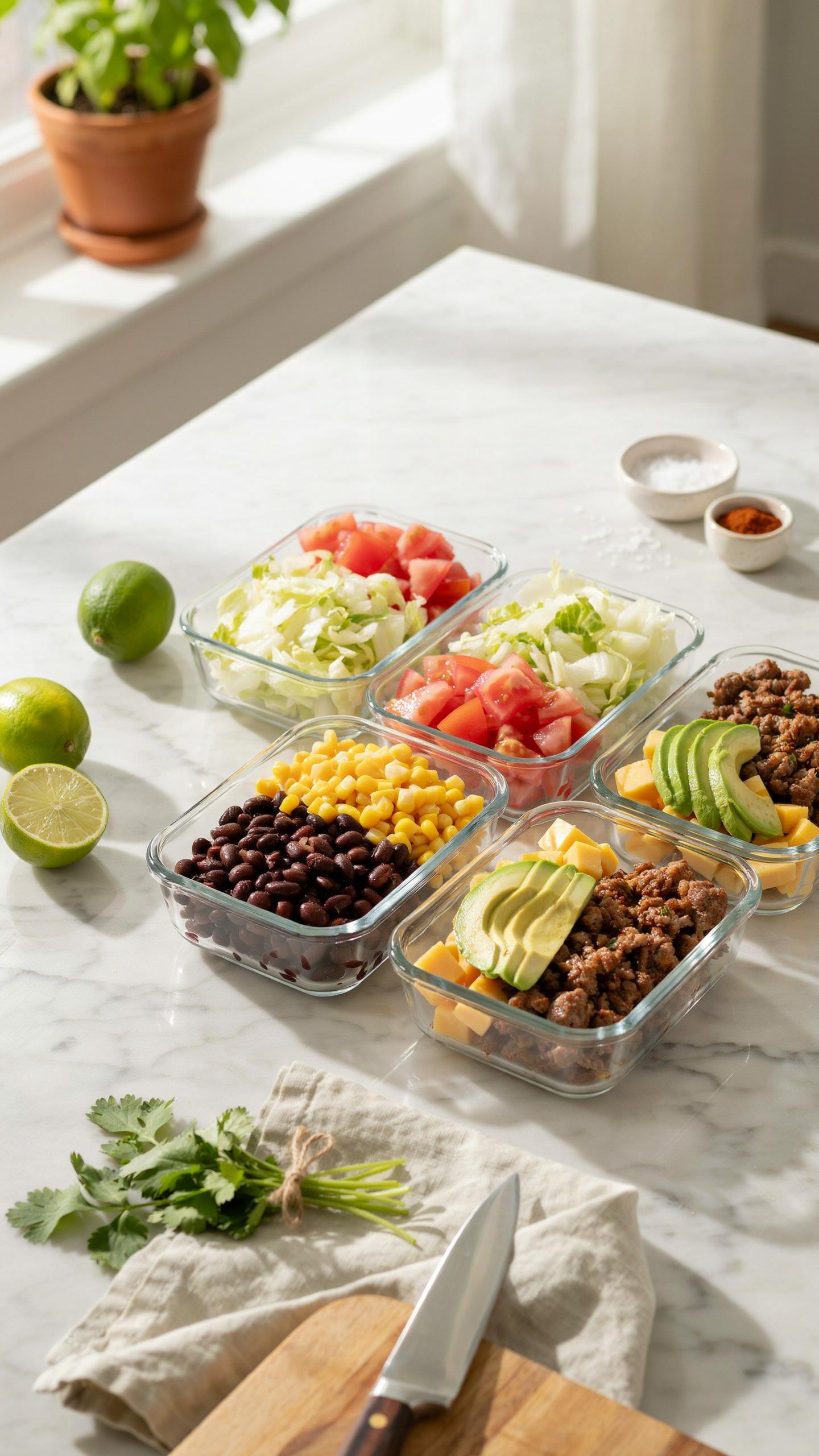 The One Hour Taco Salad Power Prep Maximize Output