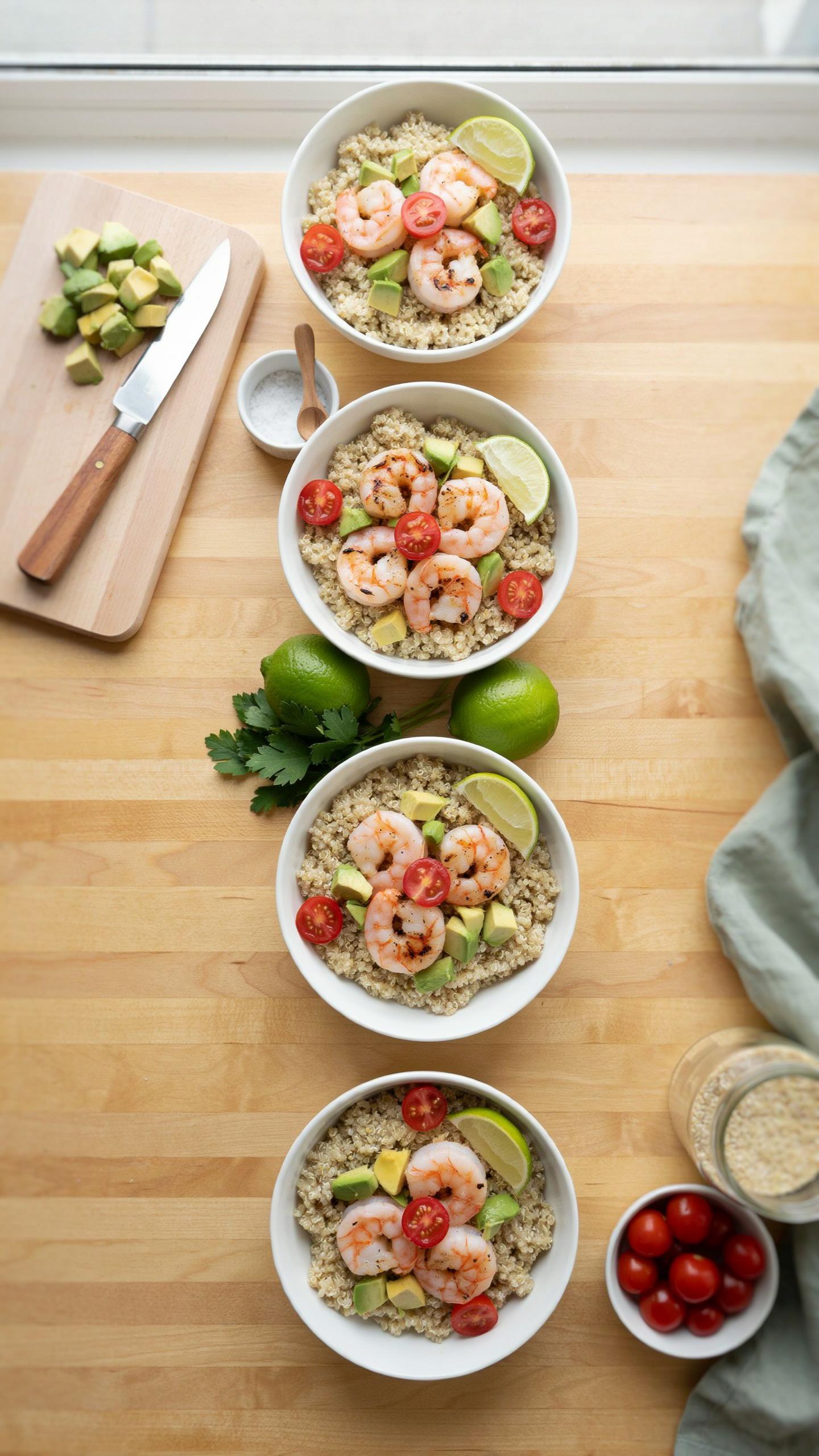 Mastering The Shrimp Quinoa Bowl Assembly Line