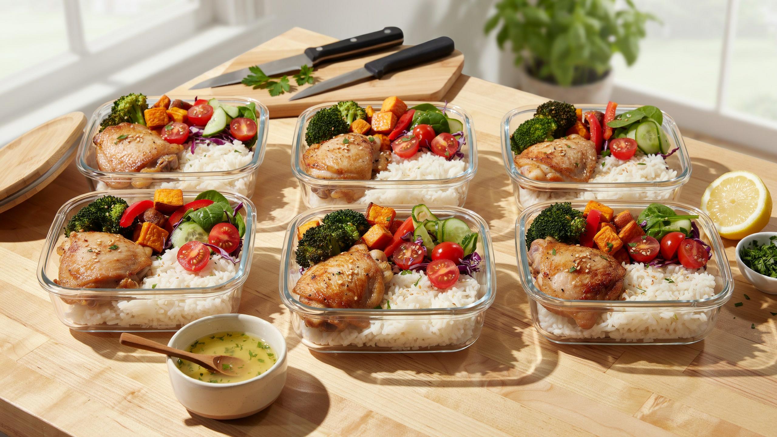 Chicken Thigh Meal Prep For Budget Friendly Dinners