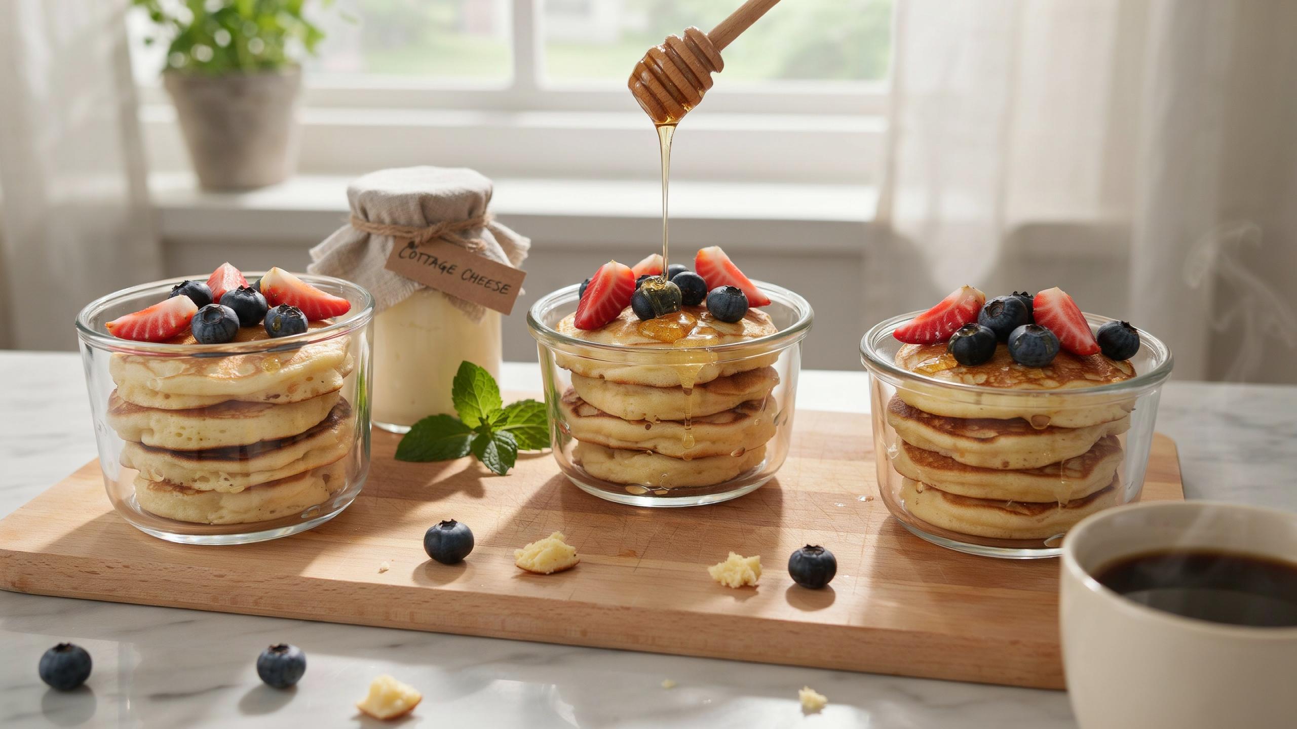 Cottage Cheese Pancake Meal Prep For High Protein Mornings