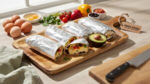 High Protein Breakfast Burritos You Can Freeze And Reheat