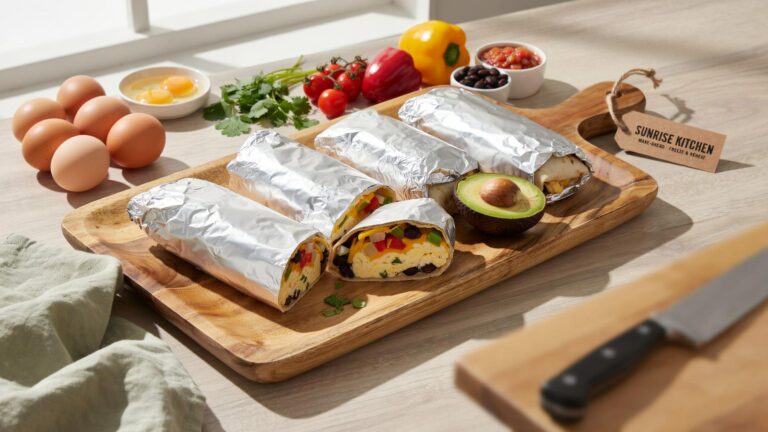 High Protein Breakfast Burritos You Can Freeze And Reheat