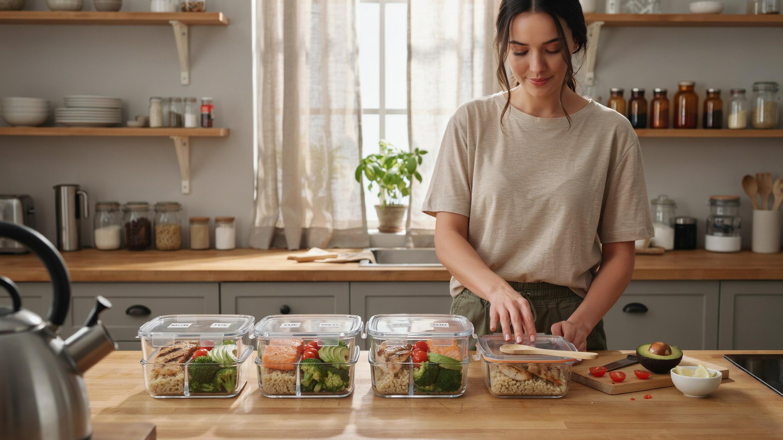 A High Protein Meal Prep Sunday Routine That Works