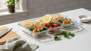 Shrimp And Quinoa Meal Prep For Balanced High Protein Meals