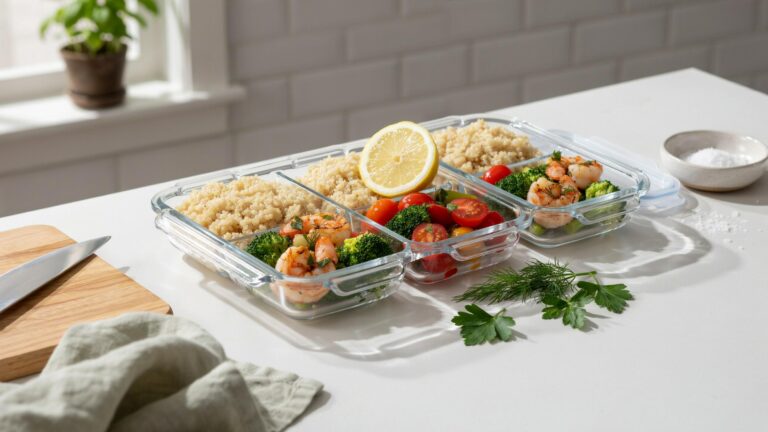 Shrimp And Quinoa Meal Prep For Balanced High Protein Meals