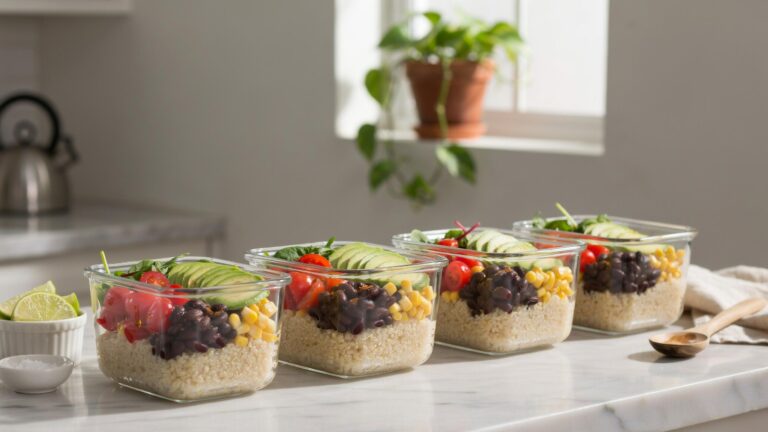 High Protein Quinoa Bowls You Can Meal Prep Ahead