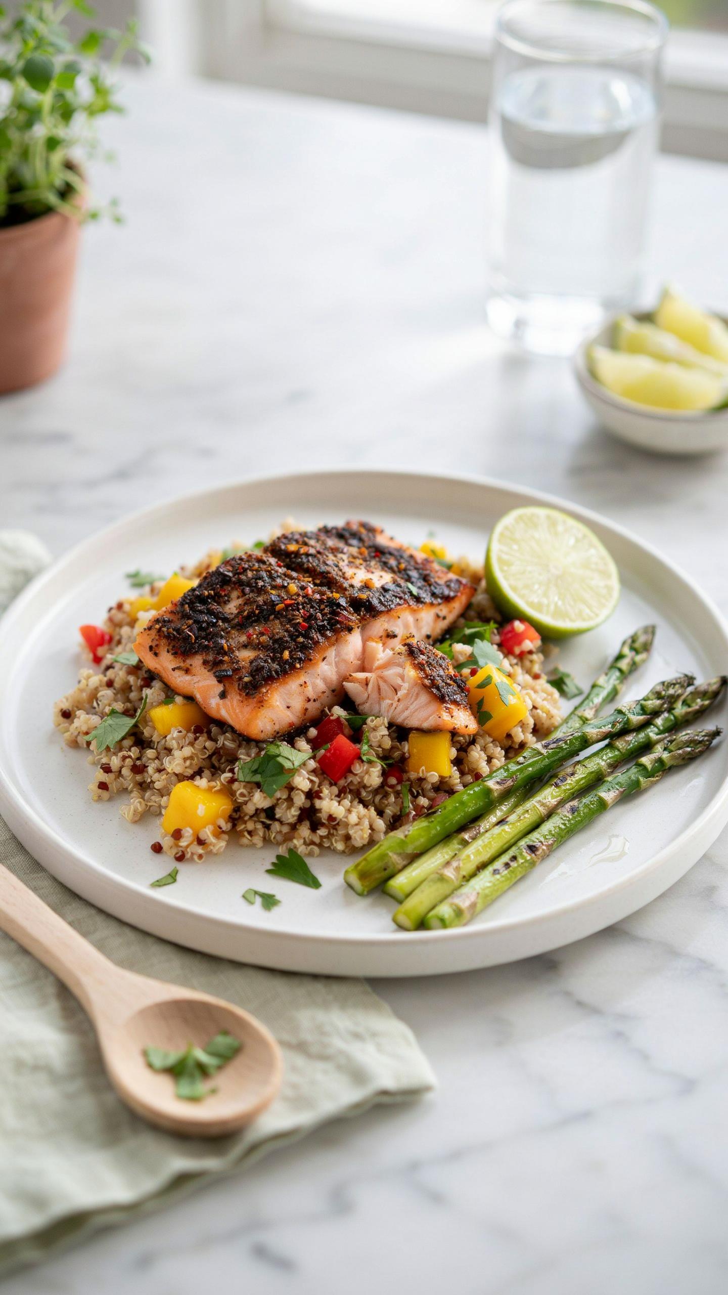 The Kaizen Cook Method For Easy Blackened Salmon Lunch
