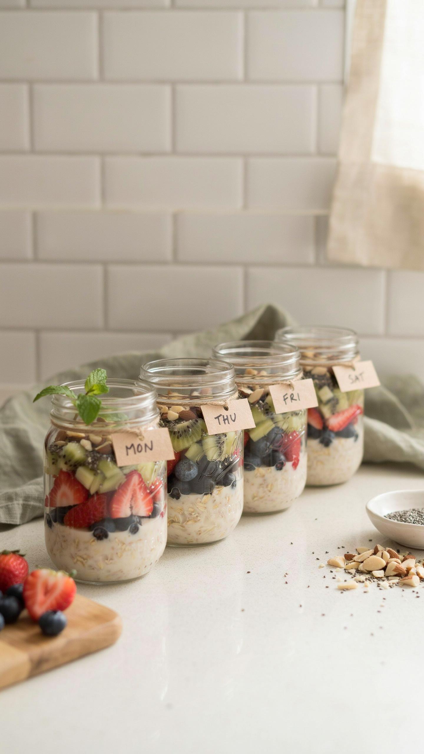 The Set And Forget System Overnight Oats Recipe Meal Prep