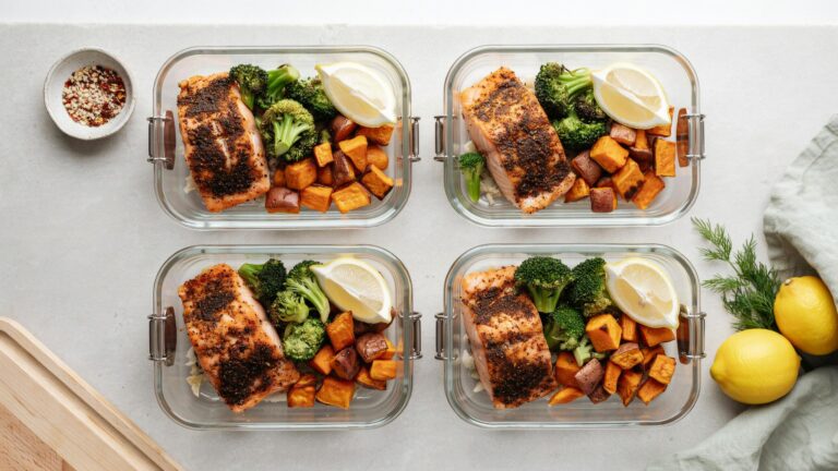 Blackened Salmon Meal Prep For High Protein Dinners