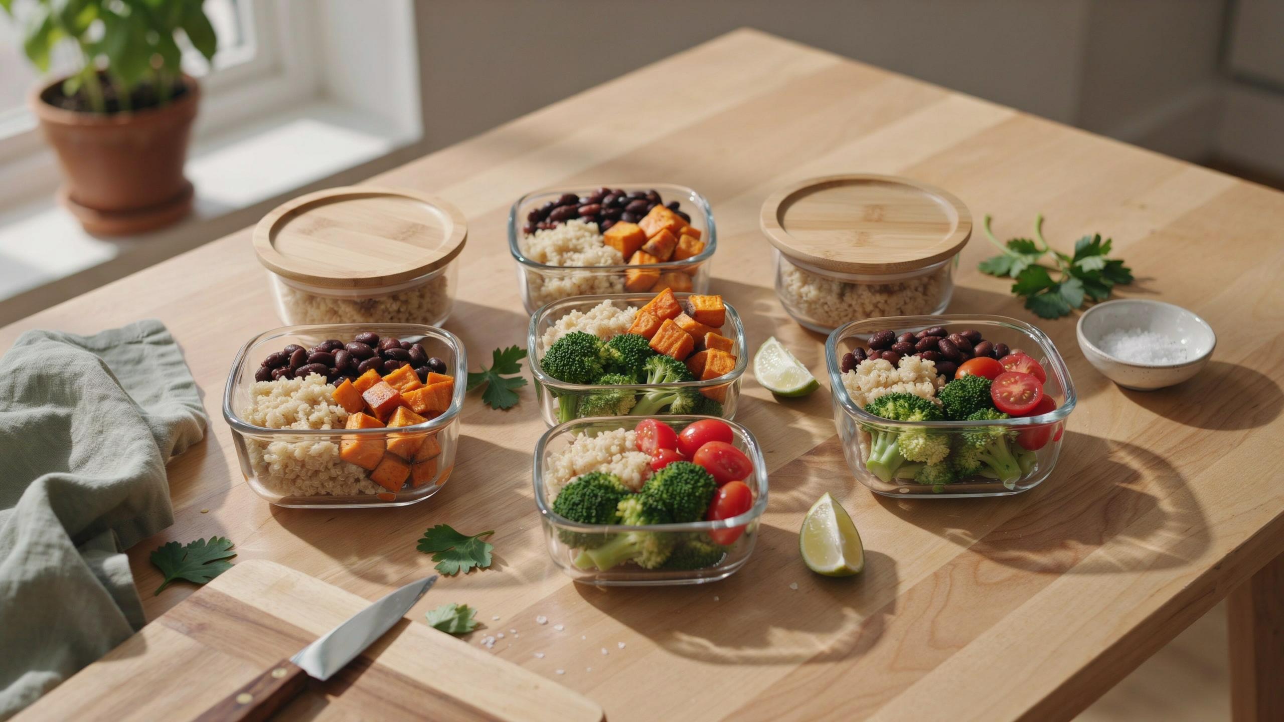 Quinoa Protein Meal Prep For High Protein Vegetarian Meals