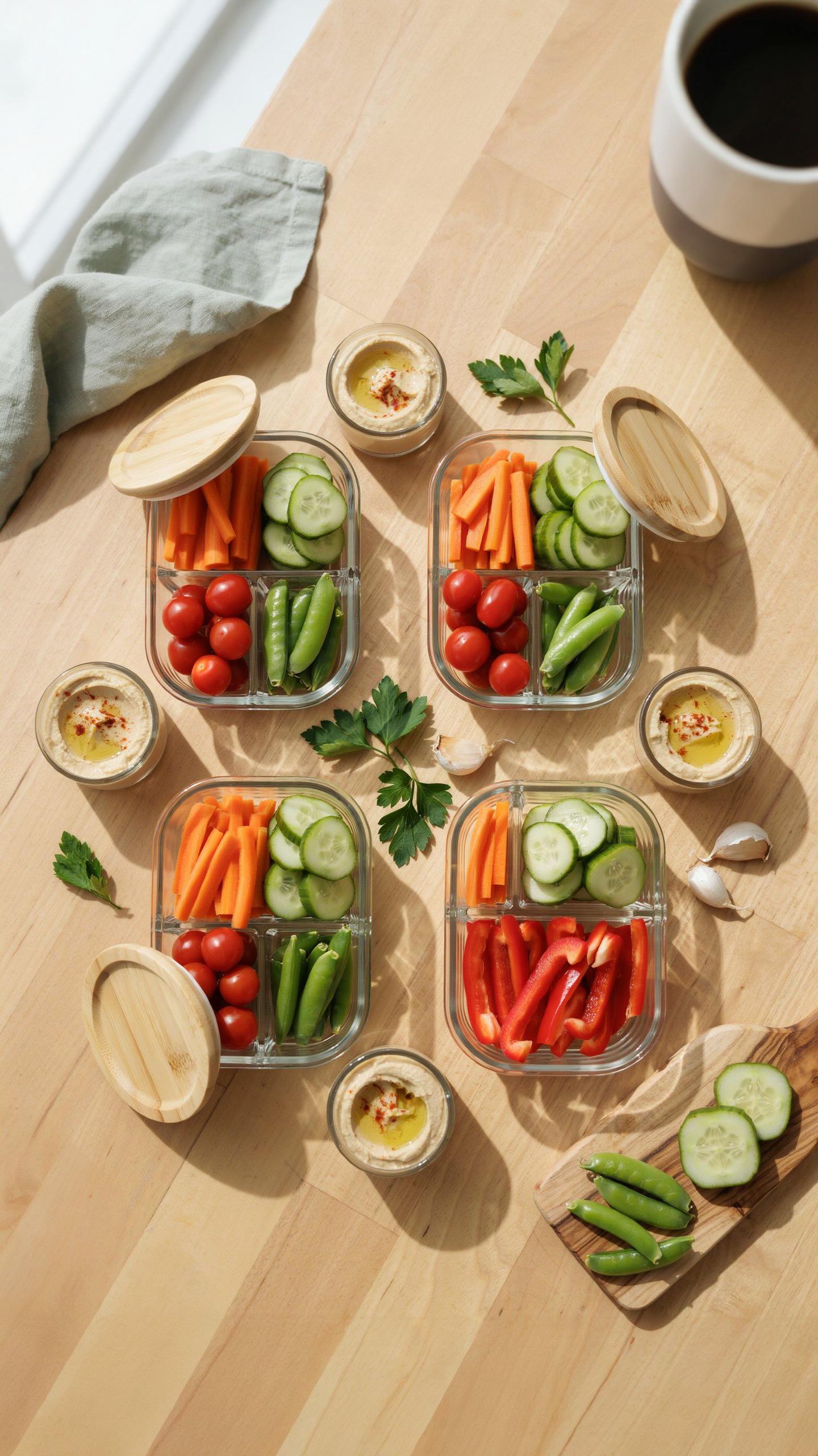 Strategic Snacking Meal Prep Vegetable Snack Packs Budget Bytes