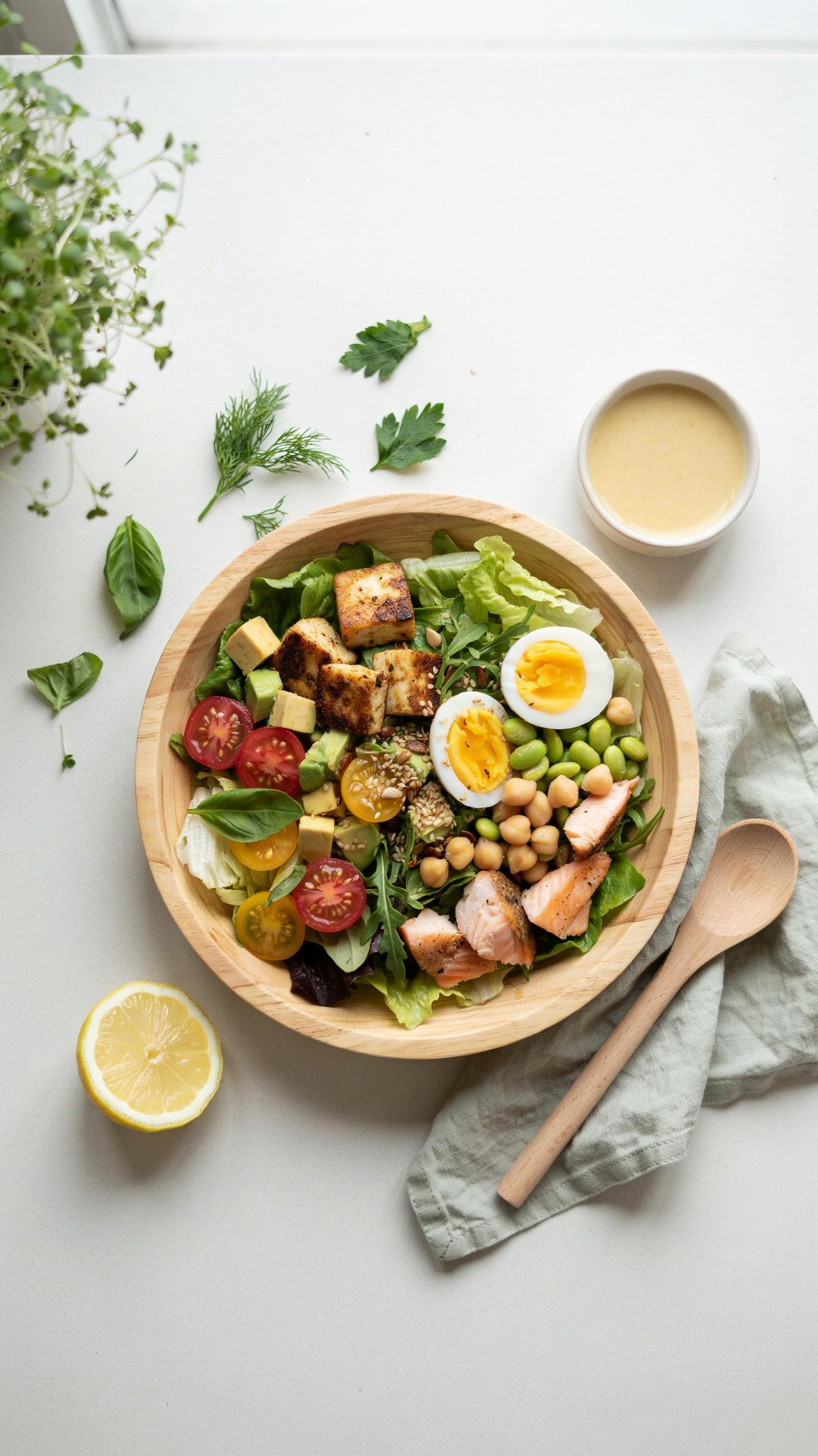 Beyond Chicken Chopped Salad Expanding Your Protein Matrix
