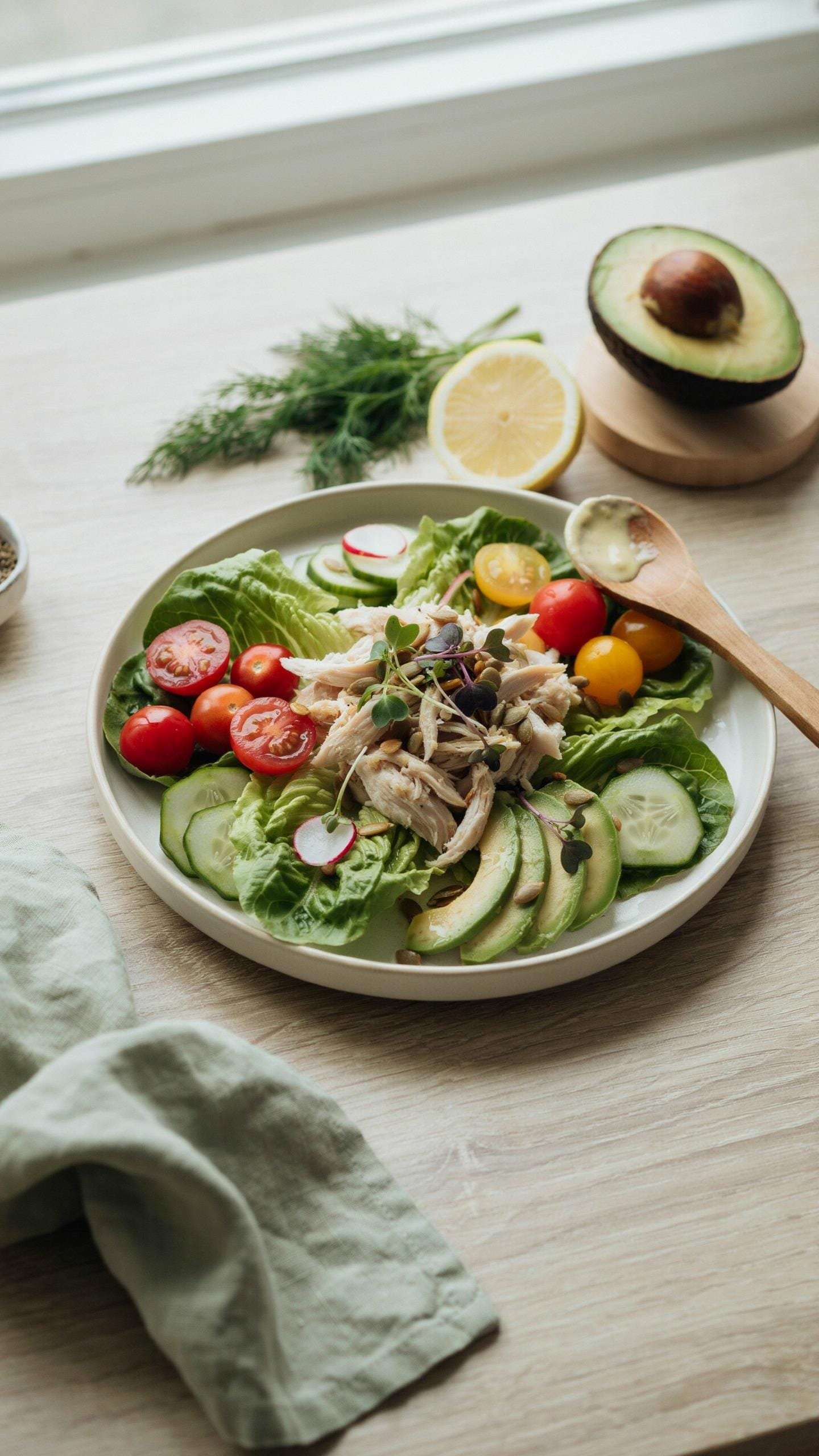 The Healthy Dinner With Shredded Chicken Matrix Beyond Basic Salads
