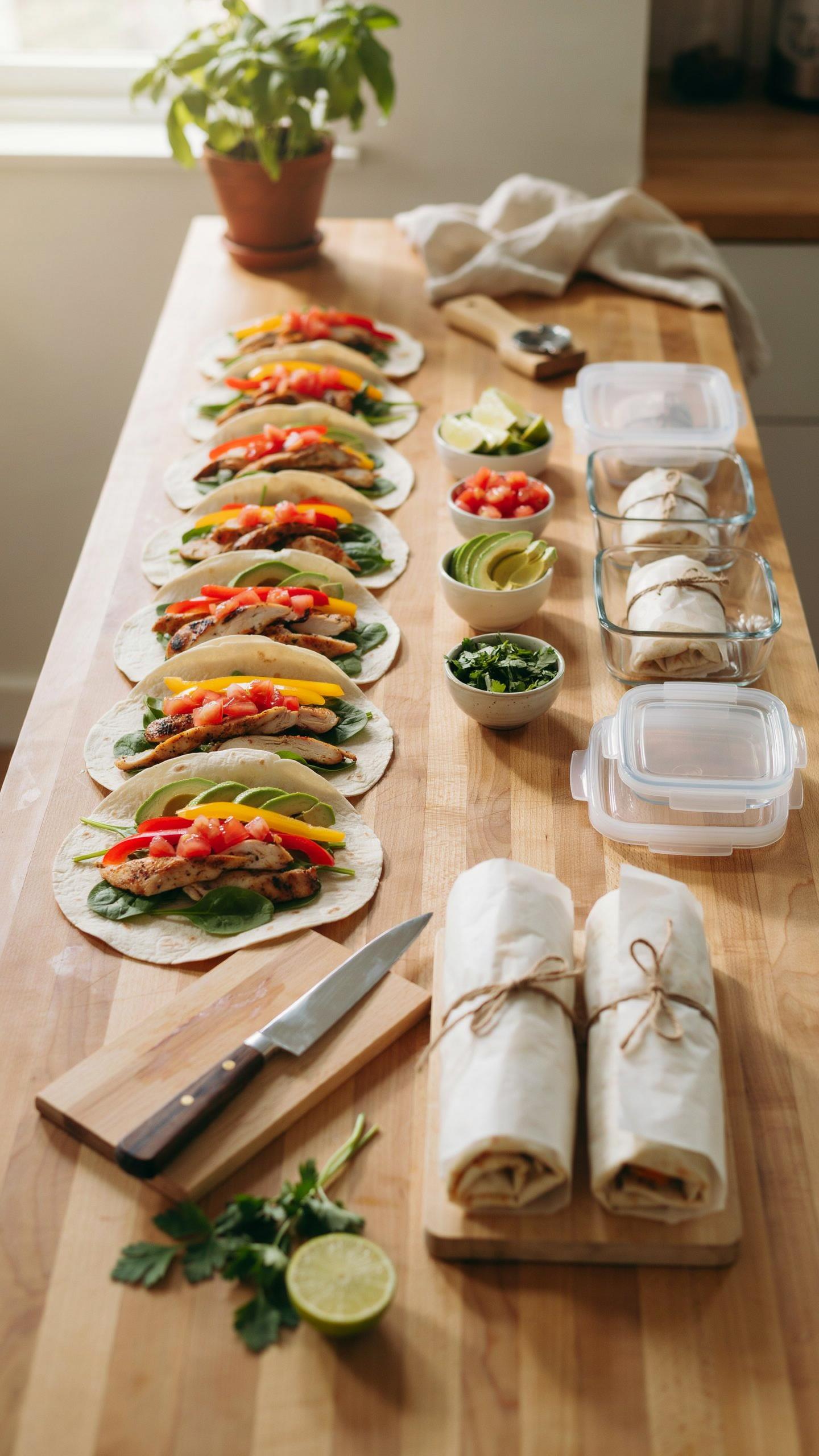 High Protein Meal Prep Wraps Assembly Line Mastery
