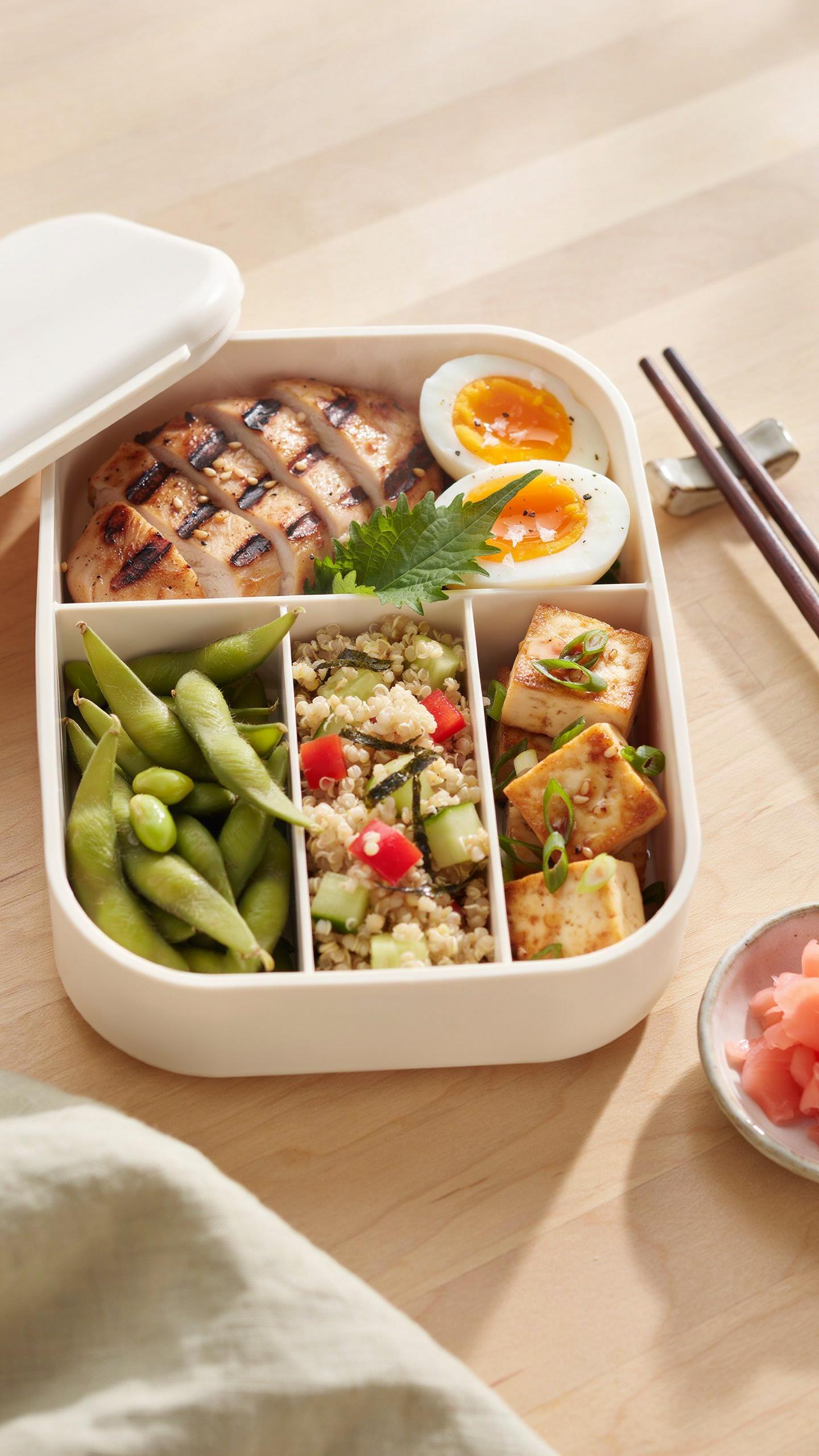 High Protein Bento Box Lunch For Adults The Modularity Method