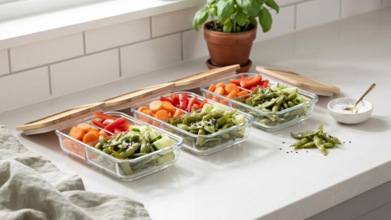 Edamame Meal Prep For High Protein Plant Based Snacks