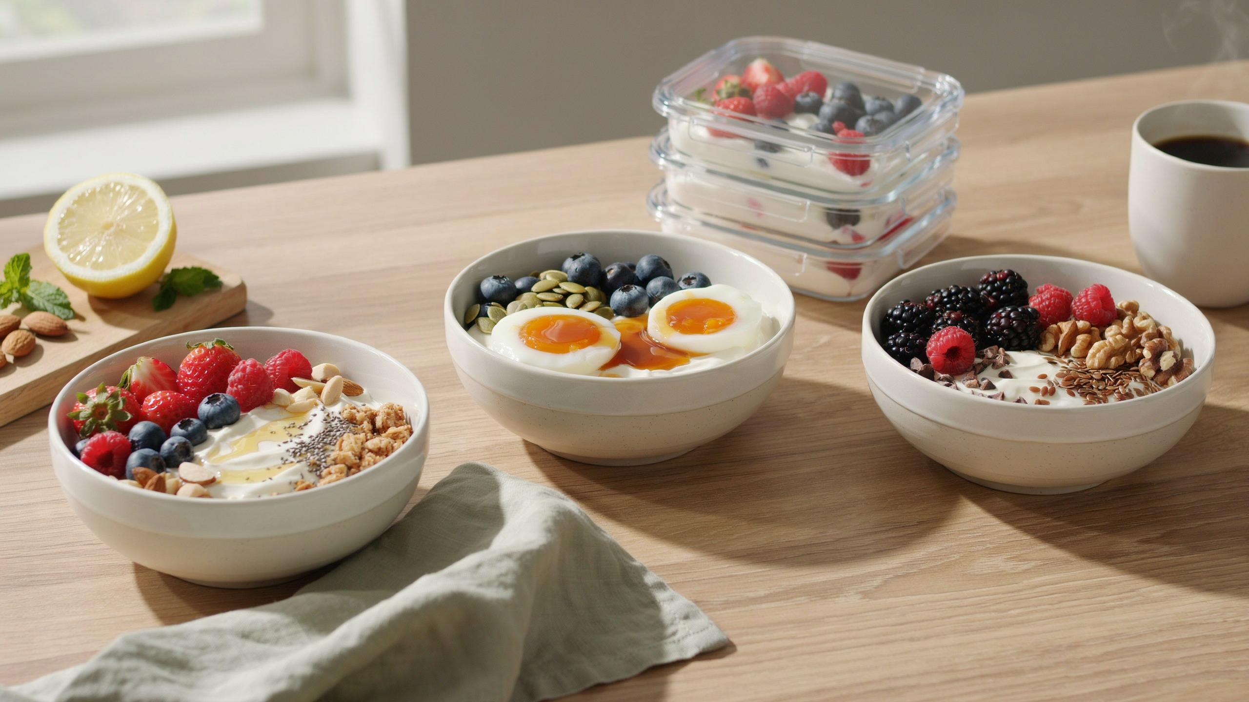 High Protein Breakfast Bowls You Can Meal Prep Ahead