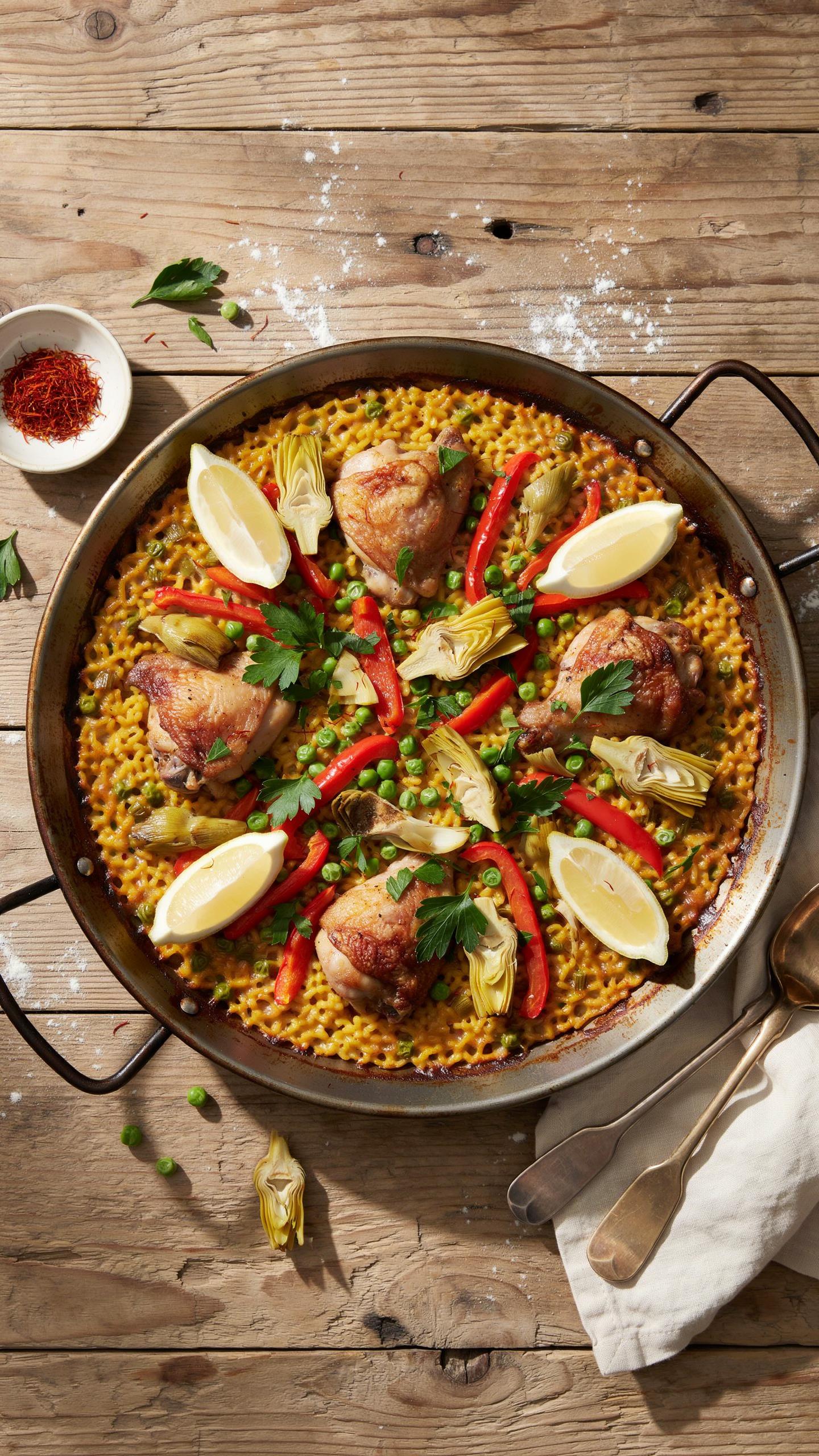 Variations On Chicken And Vegetable Paella The Repetition Breaker