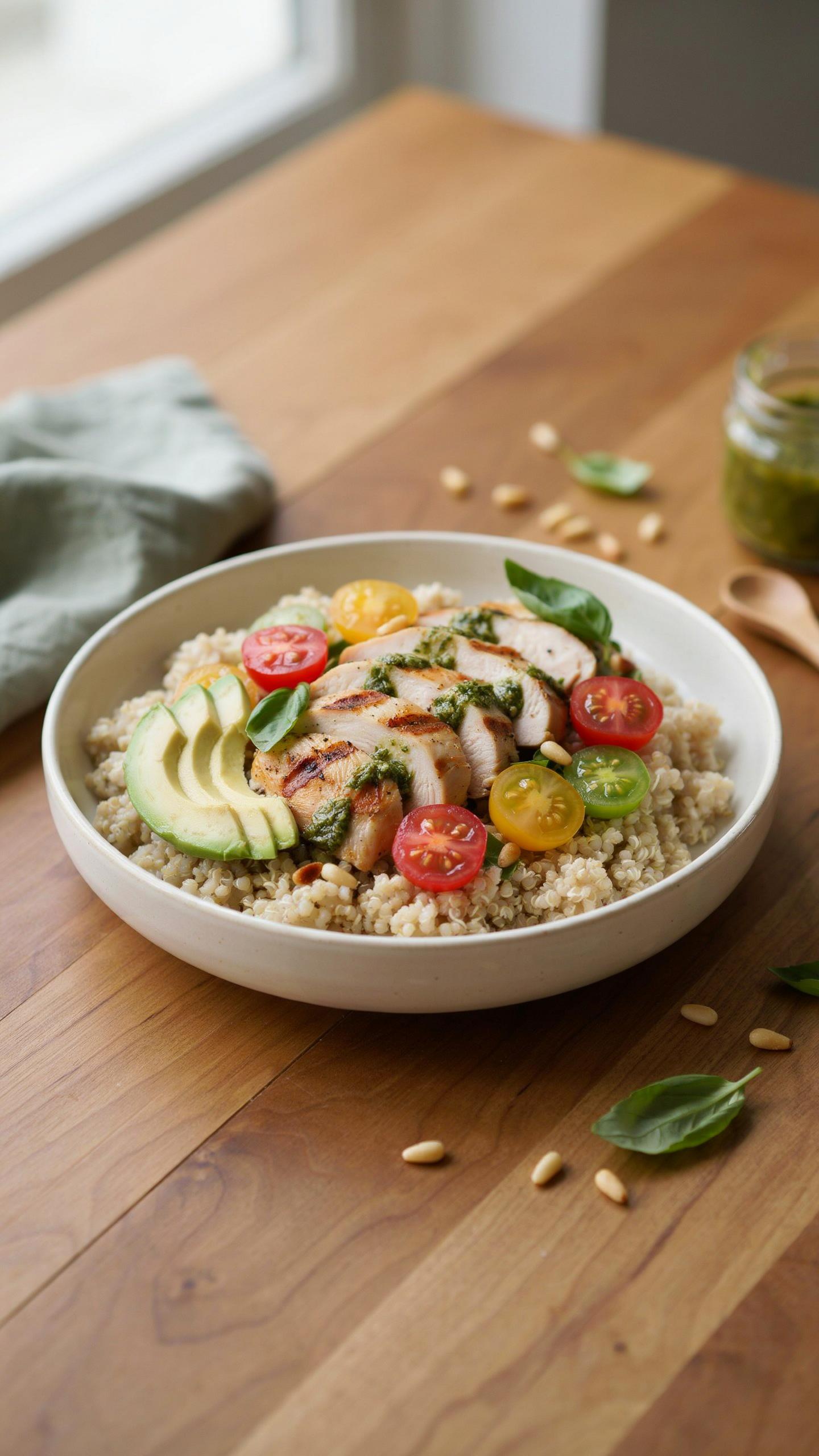 The Chicken Pesto Bowls Healthy Ecosystem Sustaining The System