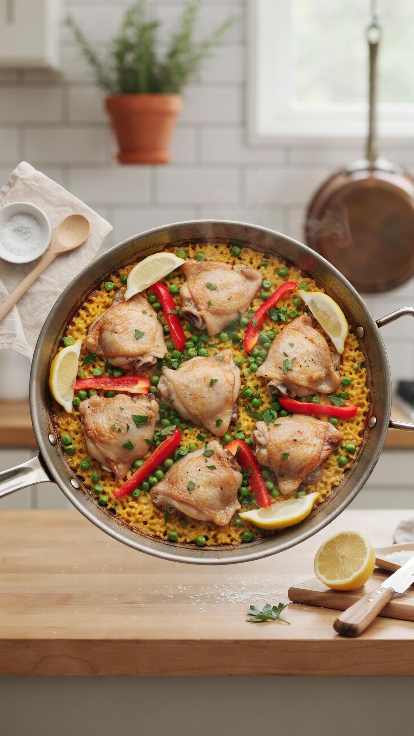 Accelerating Quick Chicken Paella Dish The Workflow Optimization
