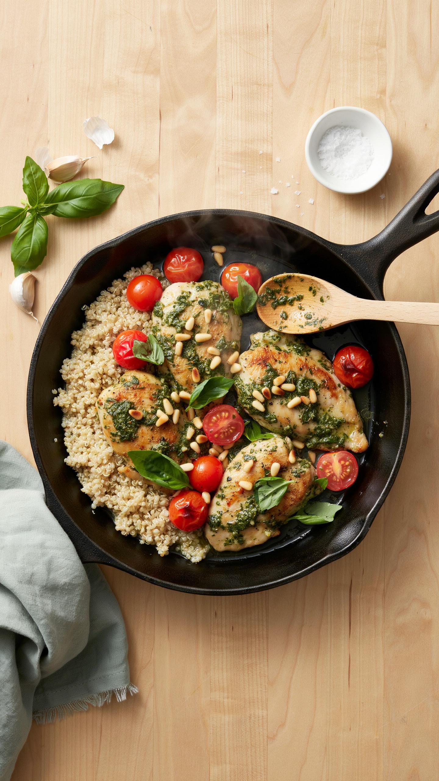 Mastering The One Pan Pesto Chicken Quinoa Strategy