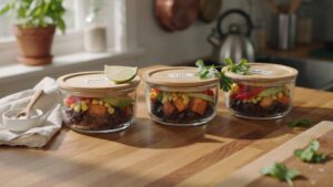 Black Bean Meal Prep For High Protein Vegetarian Meals