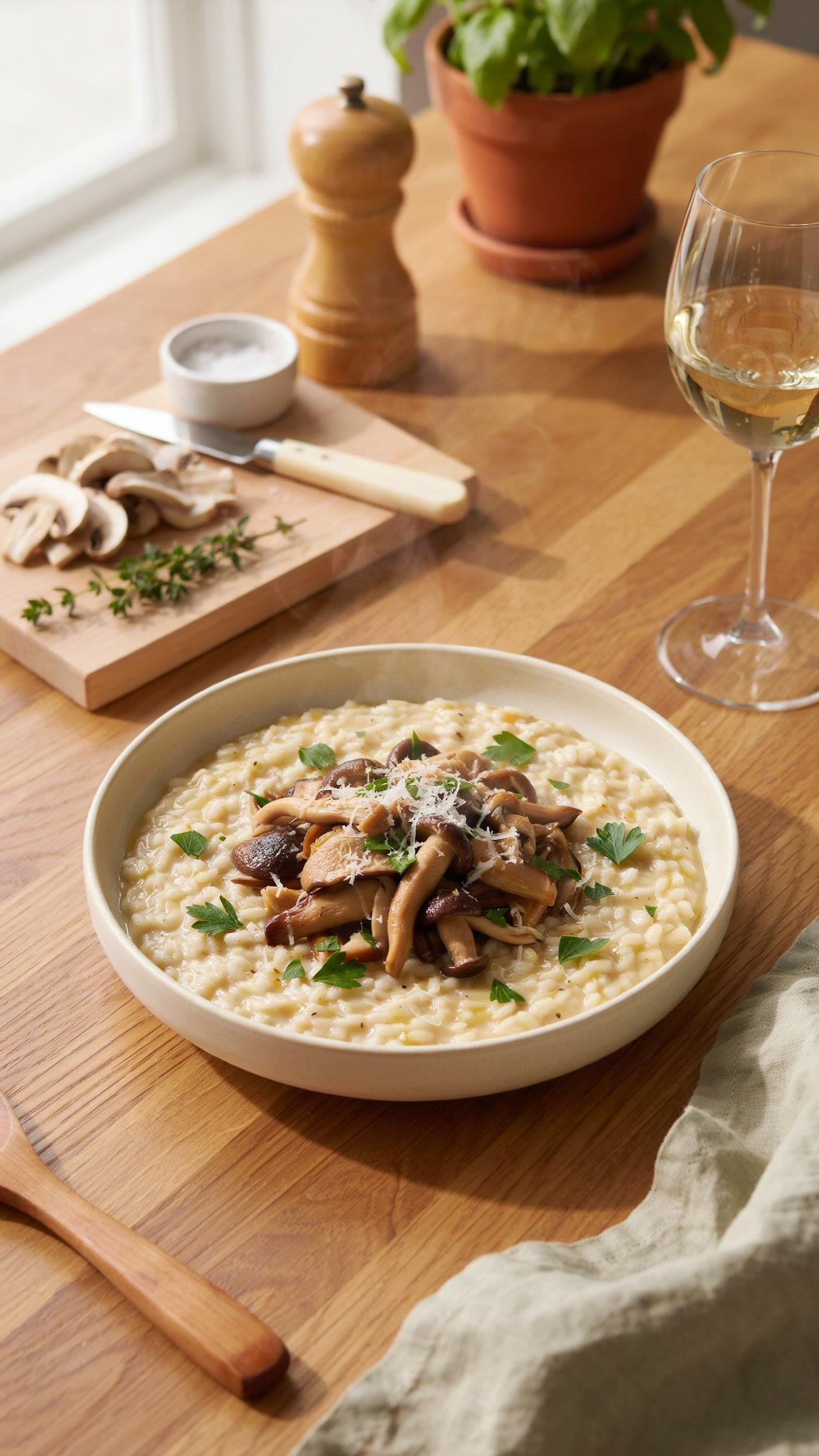 Healthy Mushroom Risotto Dinner Elevating The Weeknight Staple