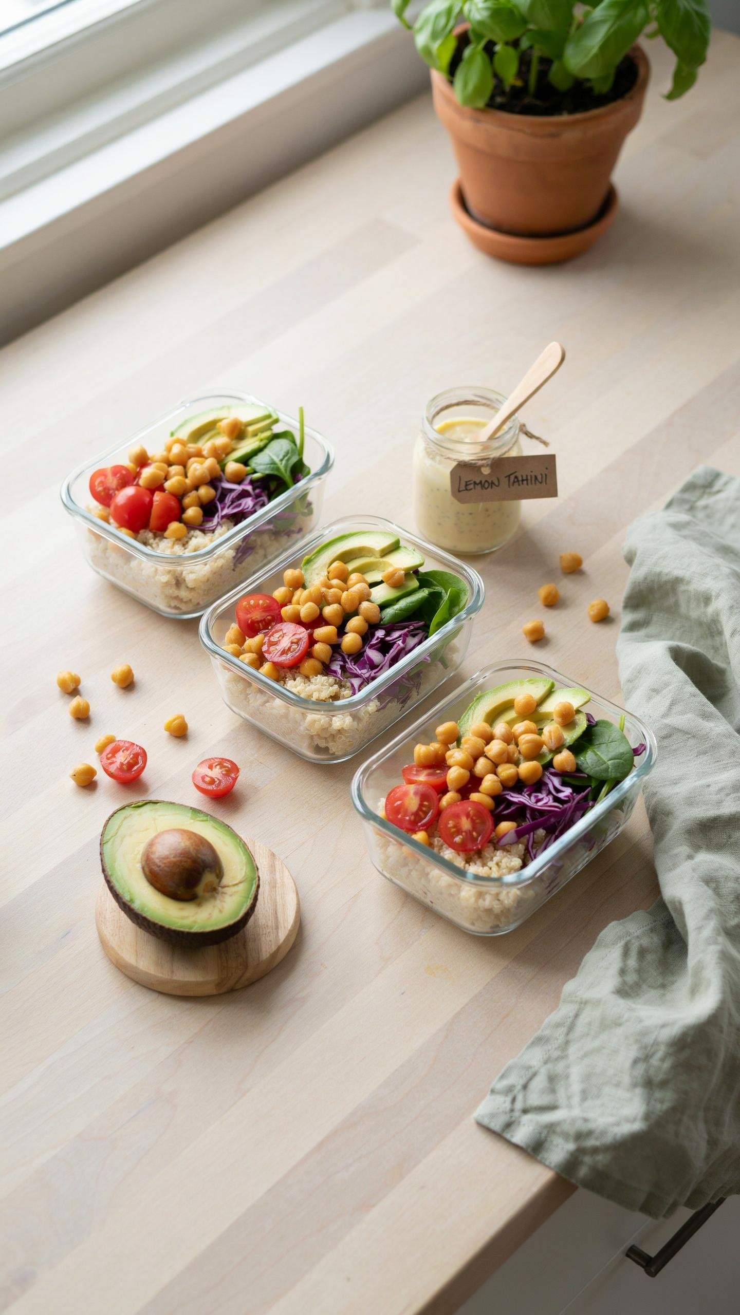Chickpea Quinoa Bowl Meal Prep The Asymmetric Advantage
