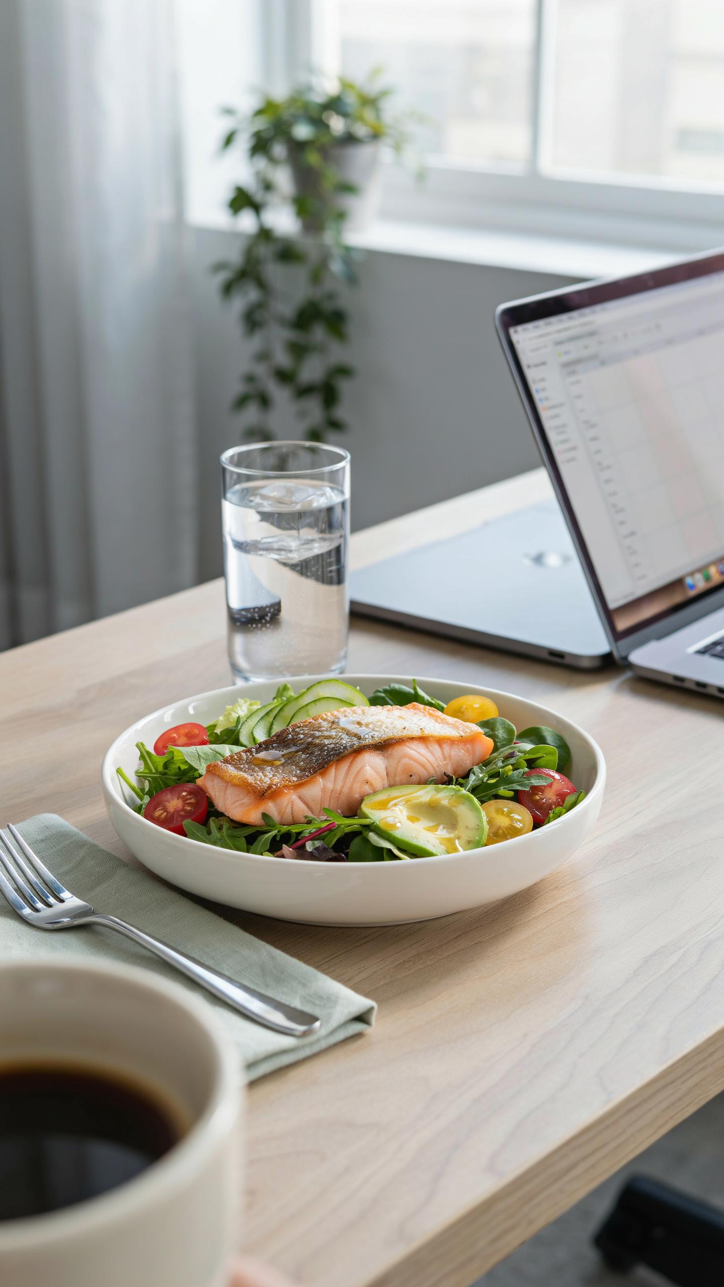 No More Sad Desk Lunch The Chefs Touch Salmon Salad