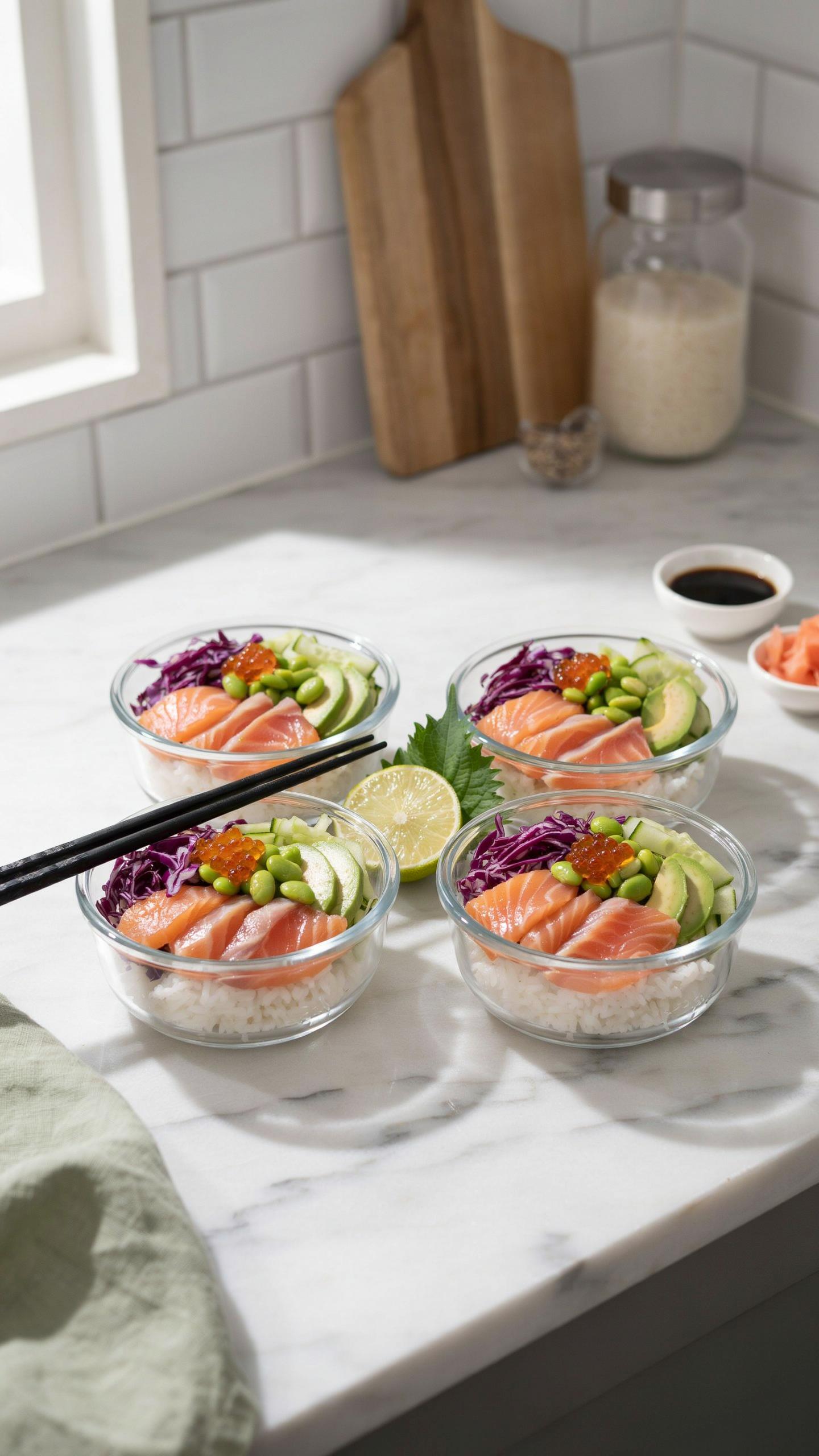 The One Touch Sushi Bowl Meal Prep System