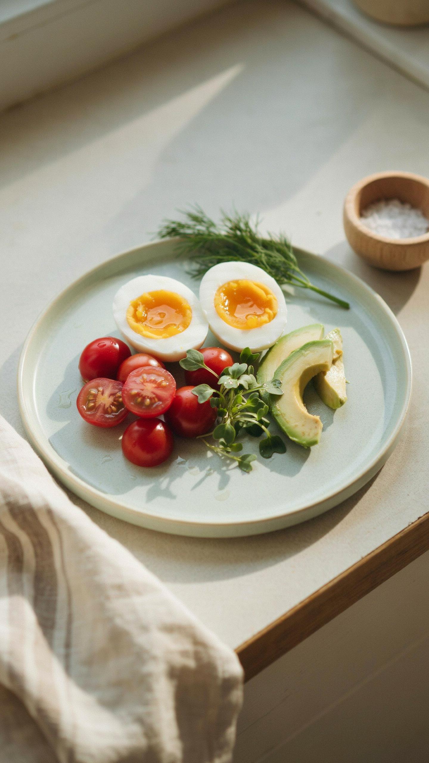 Aesthetic As An Accountability Tool Boiled Eggs On Plate Fitness Meal