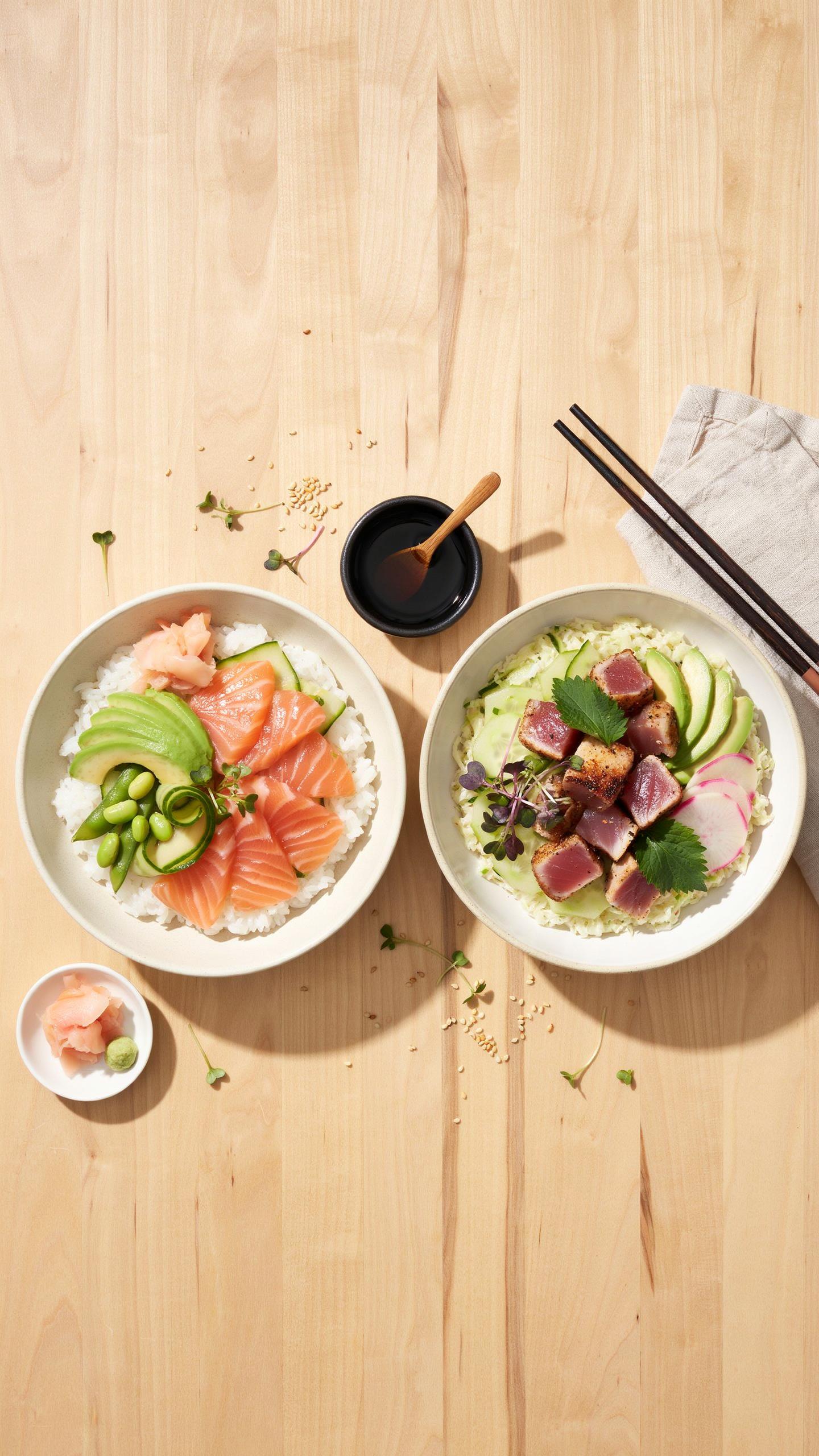 Carb Control The Rice Vs No Rice Sushi Bowl Debate
