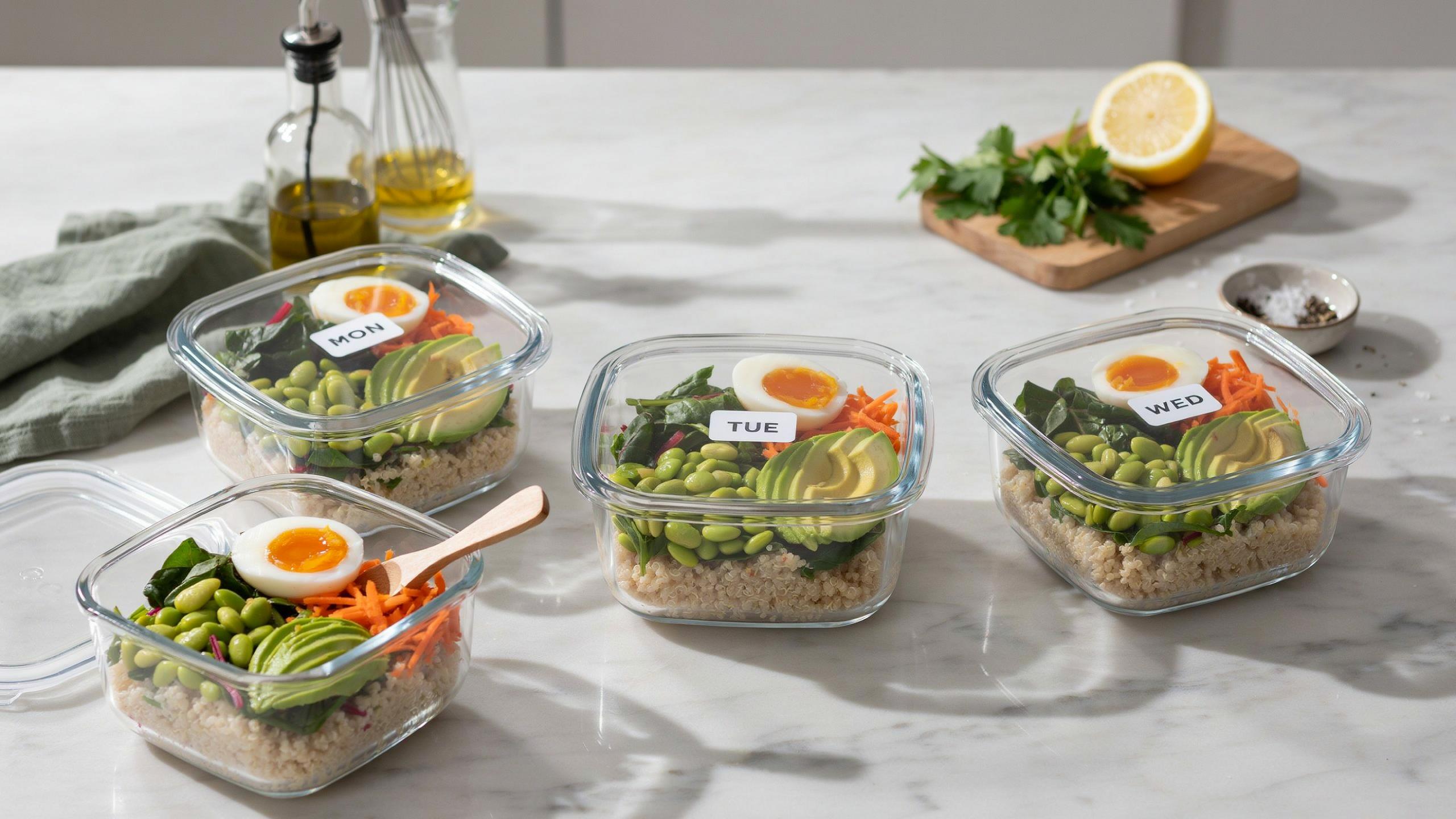 Soft Boiled Egg Meal Prep For High Protein Bowls